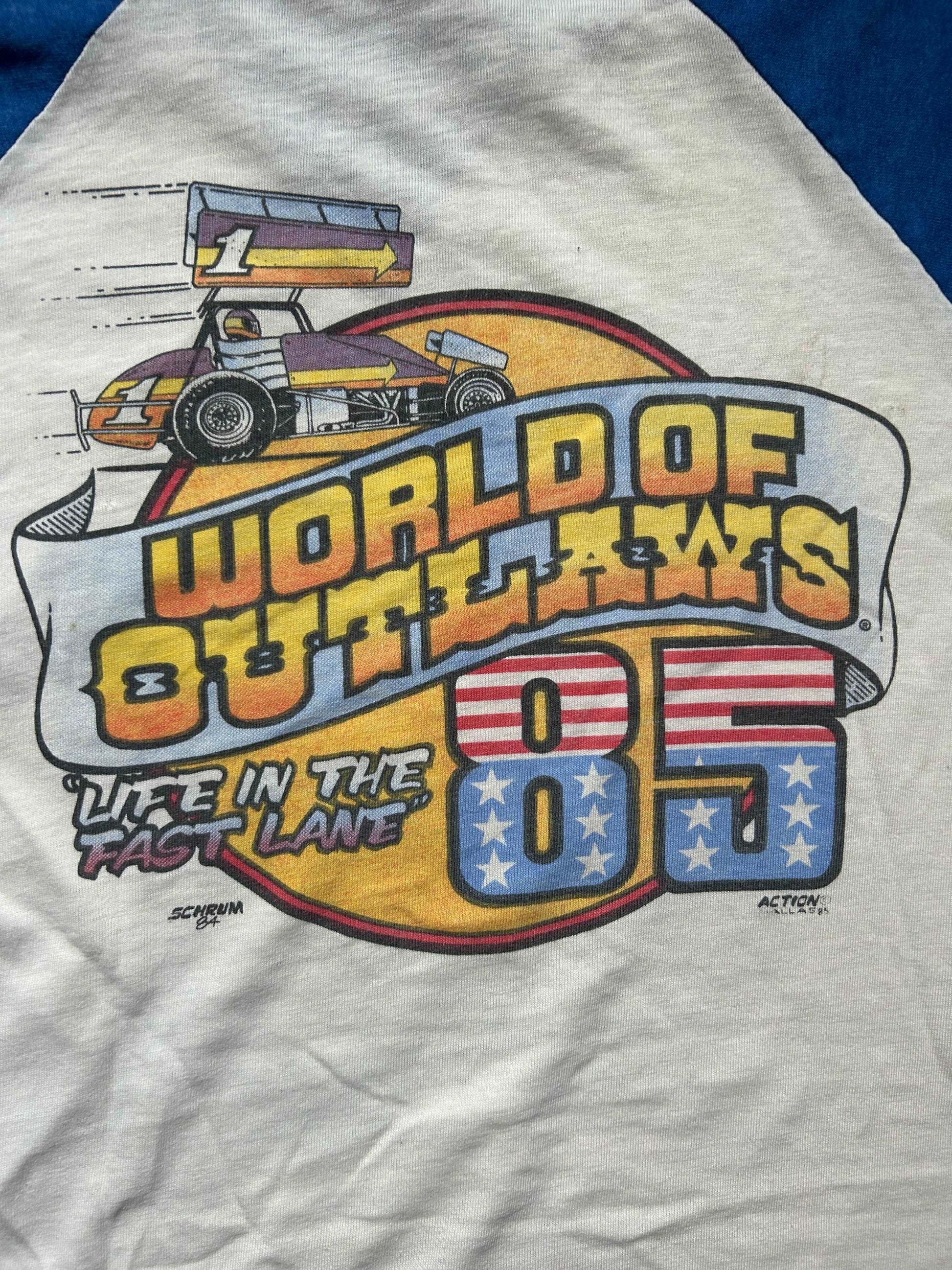 1985 World of Outlaws Racing Tee Size - M