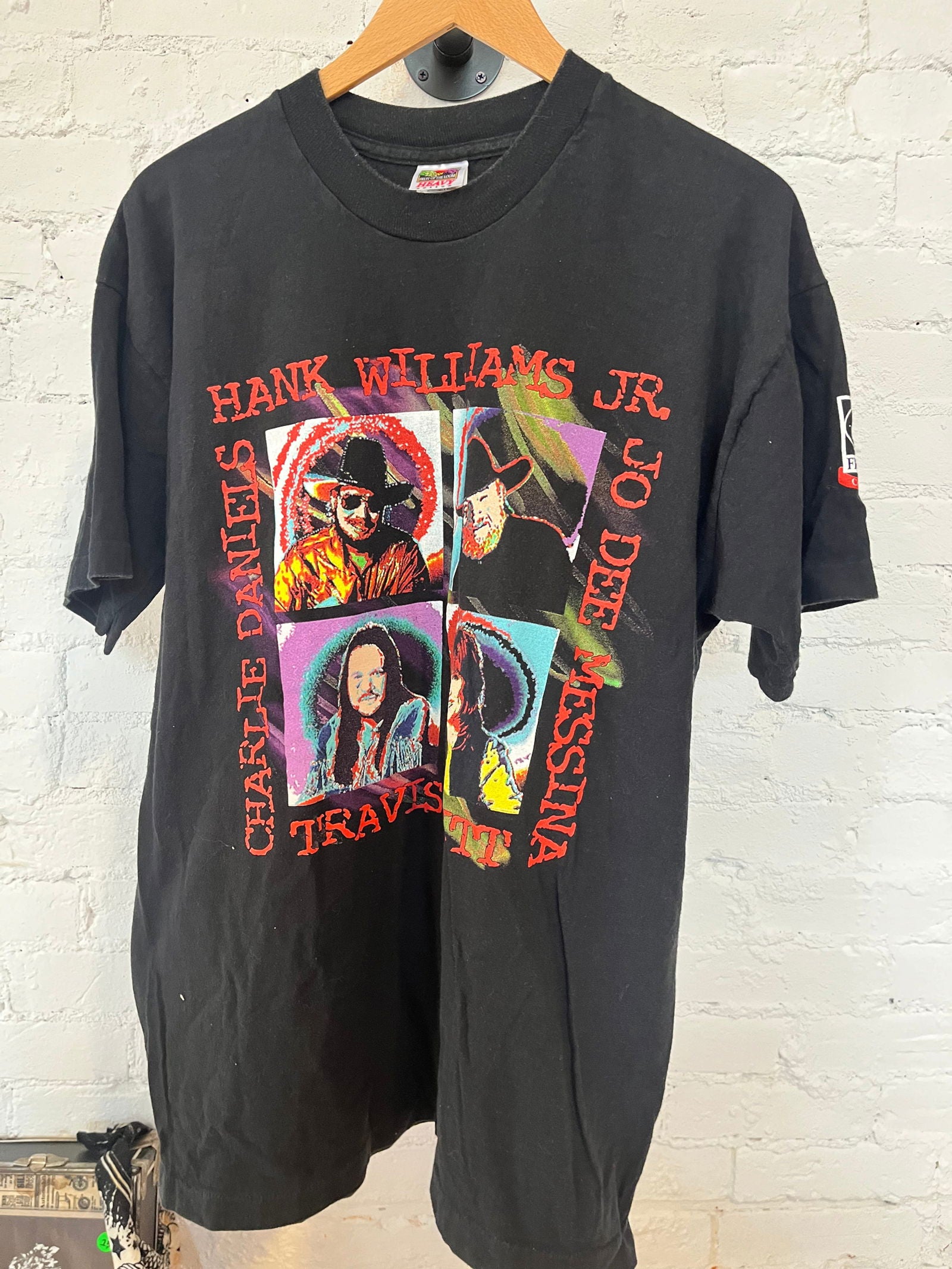 Early 90’s Hank Jr., JoDee Messina, Travis Tritt, and Charlie Daniel’s Tee Size- XL - LFDW