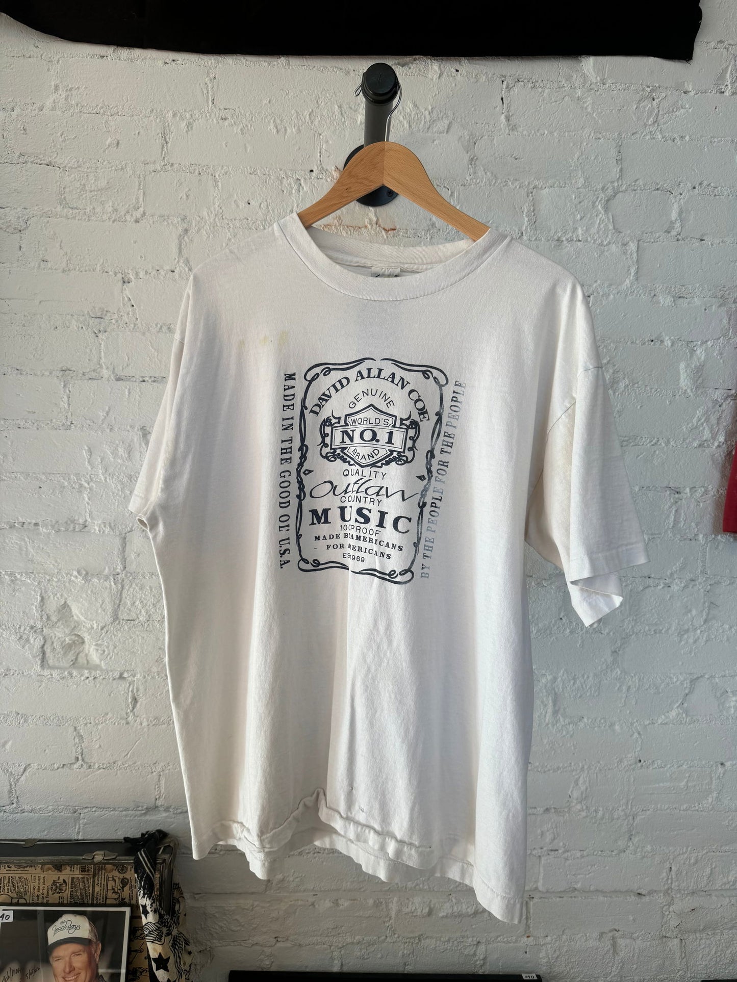 Early 90s David Allan Coe Tee Size - XL - LFDW