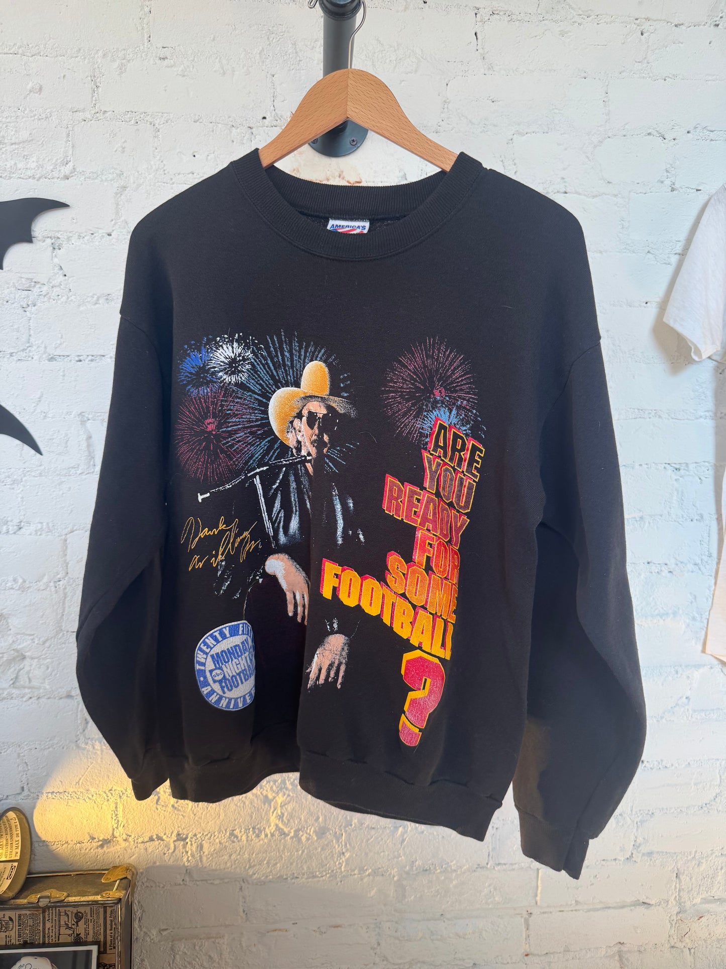 1995 MNF Hank Jr Crew Neck Size - L