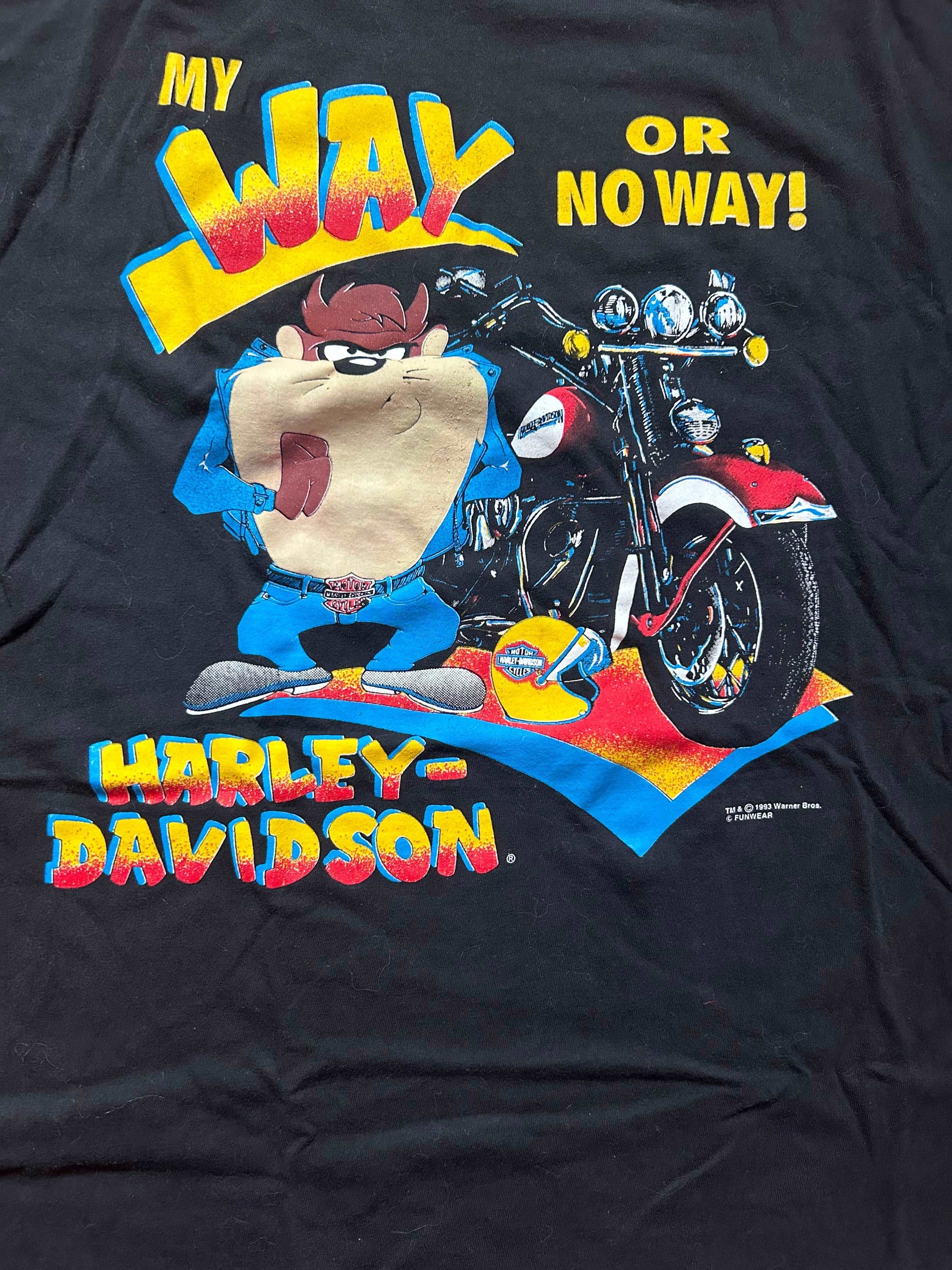 1993 Harley X Tasmanian Devil Tee Size - L
