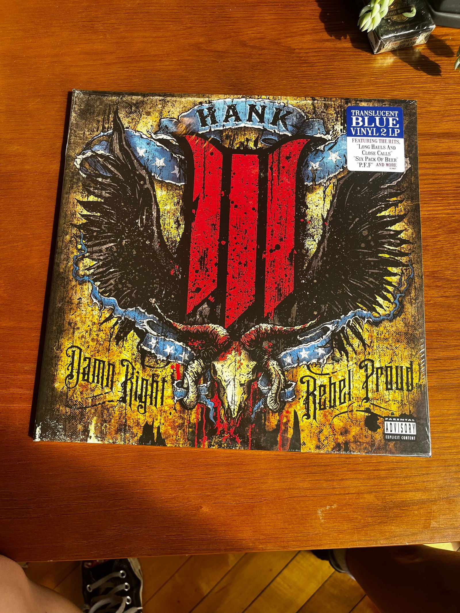Hank Williams the 3rd Damn Right Rebel Proud Record - LFDW