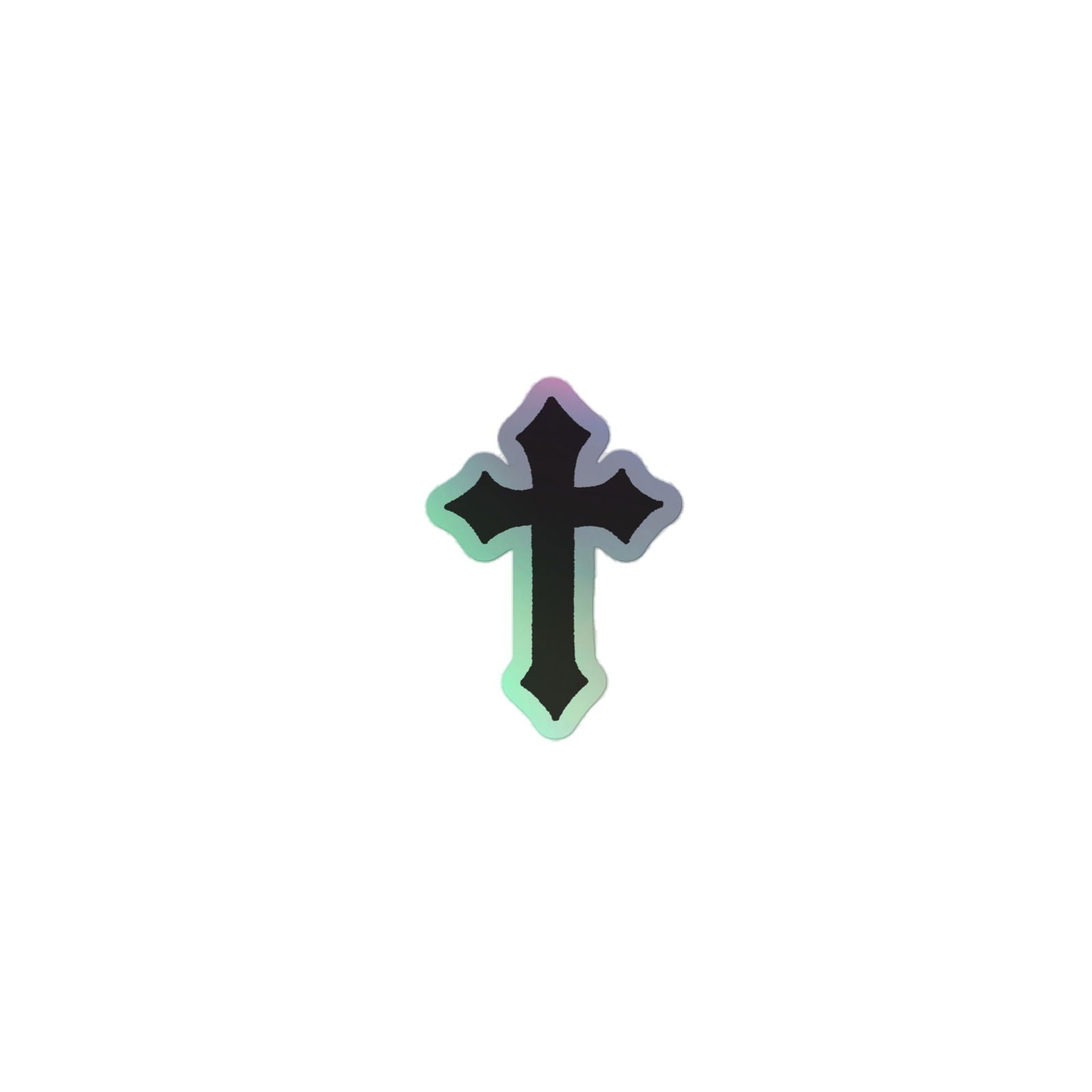 Holographic Cross Sticker - LFDW