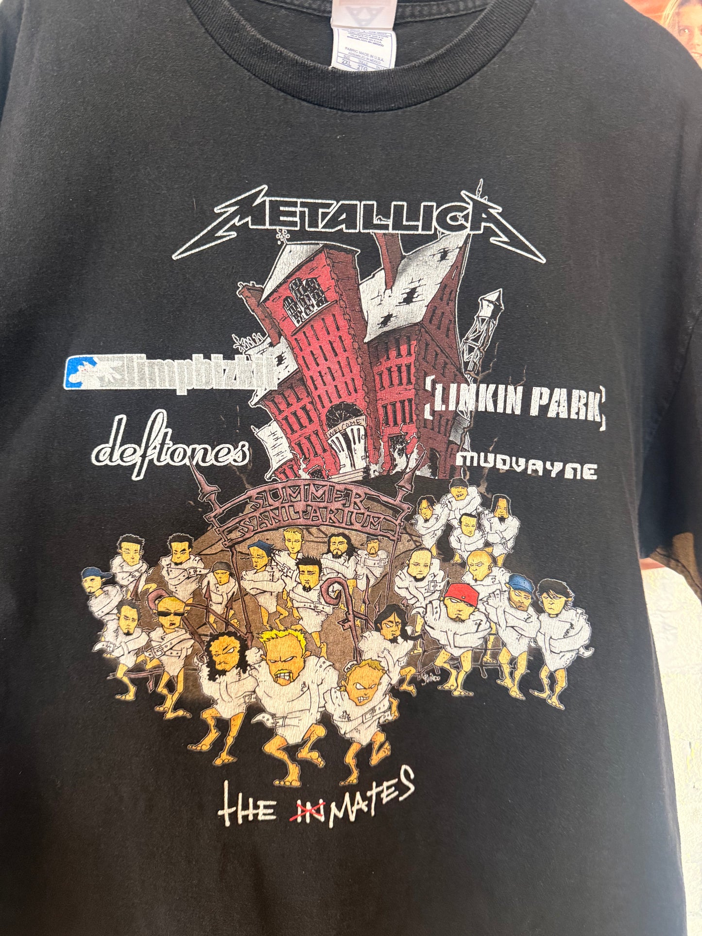 2003 Metallica Etc. Tour Tee Size-2XL LFDW