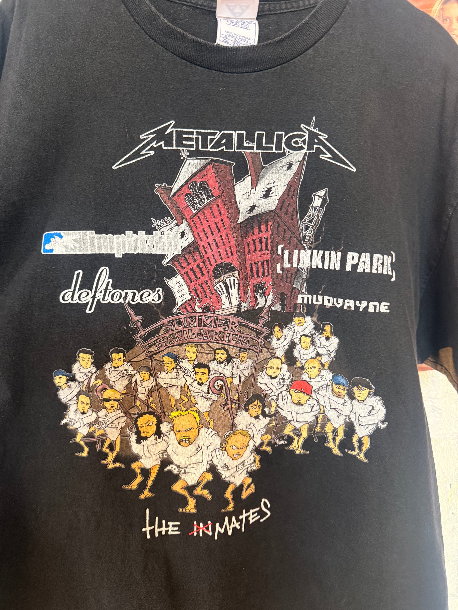 2003 Metallica Etc. Tour Tee Size-2XL LFDW