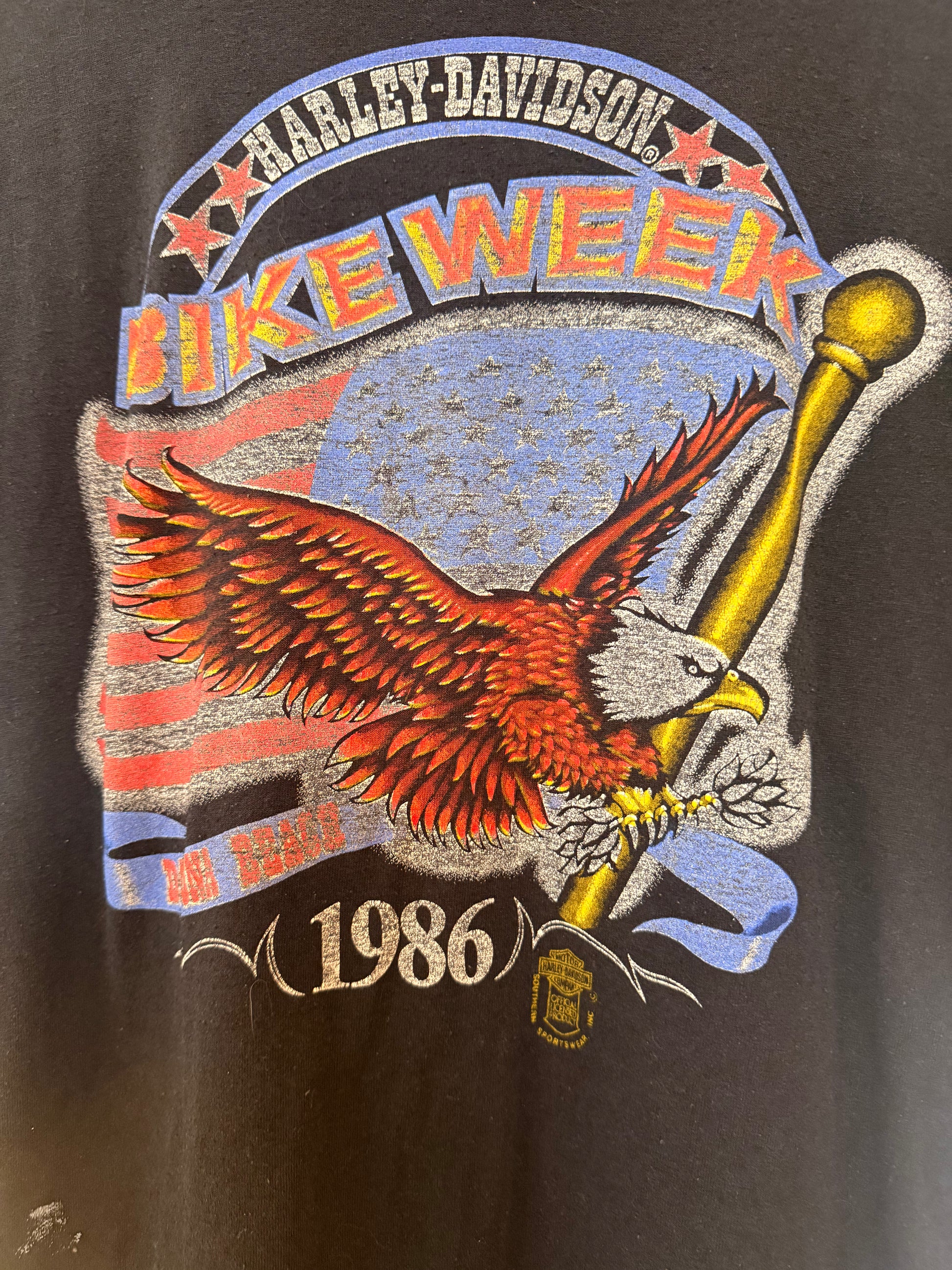 1986 Harley Davidson Bike Week Tee Size- M LFDW