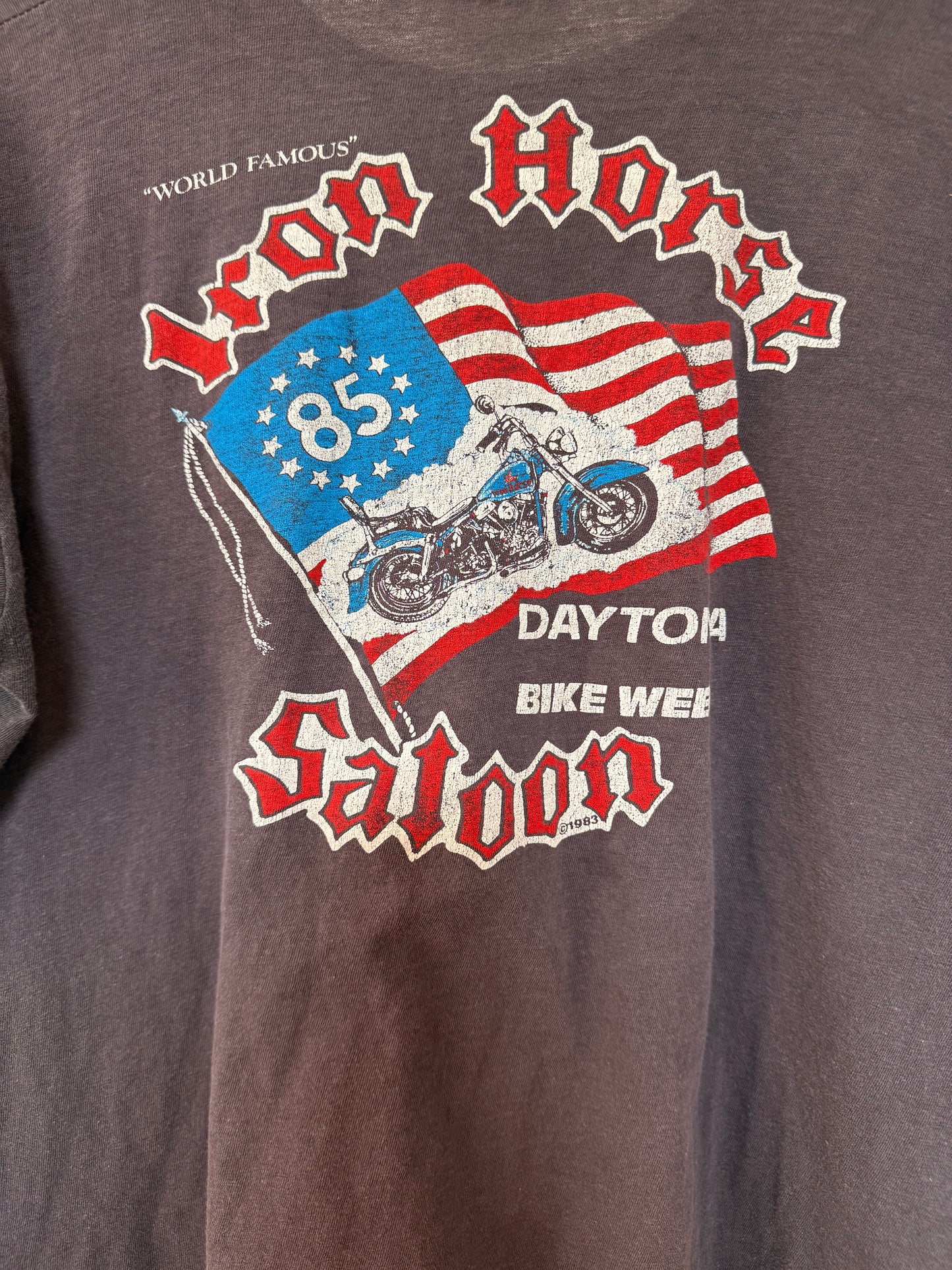 Iron Horse Saloon Daytona Tee Size- M LFDW