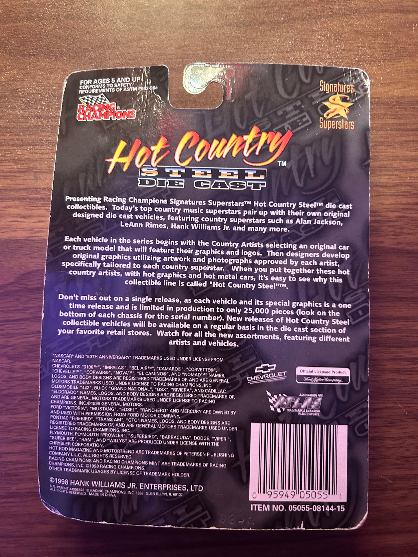 1998 Hank Jr Hot Country Car