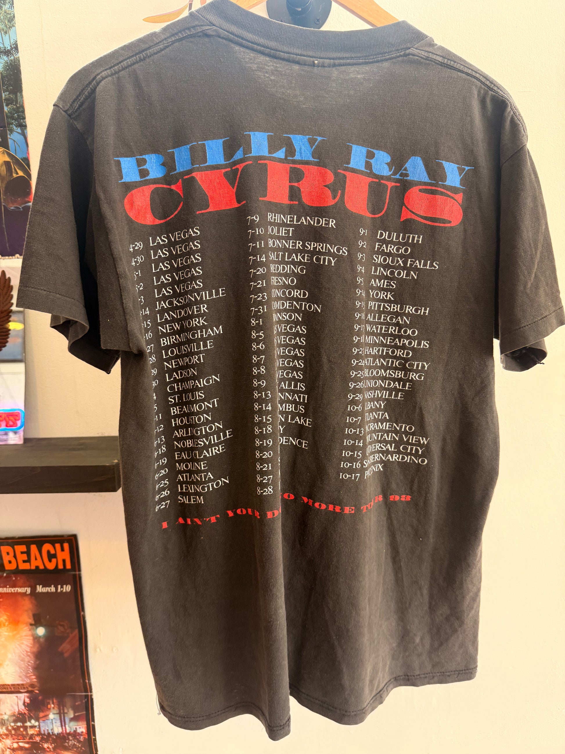 1993 Billy Ray Cyrus Tee Size- L LFDW