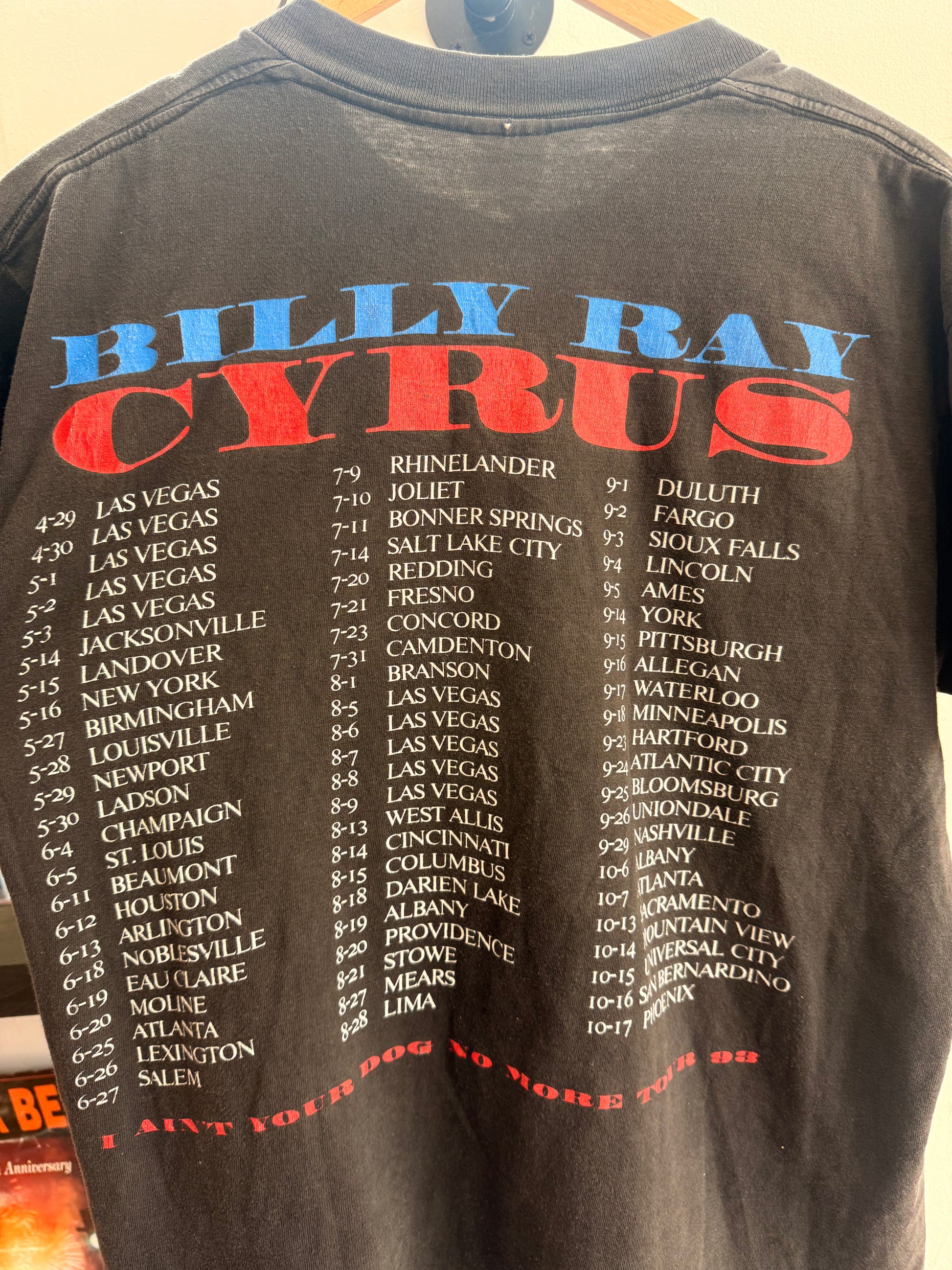 1993 Billy Ray Cyrus Tee Size- L LFDW