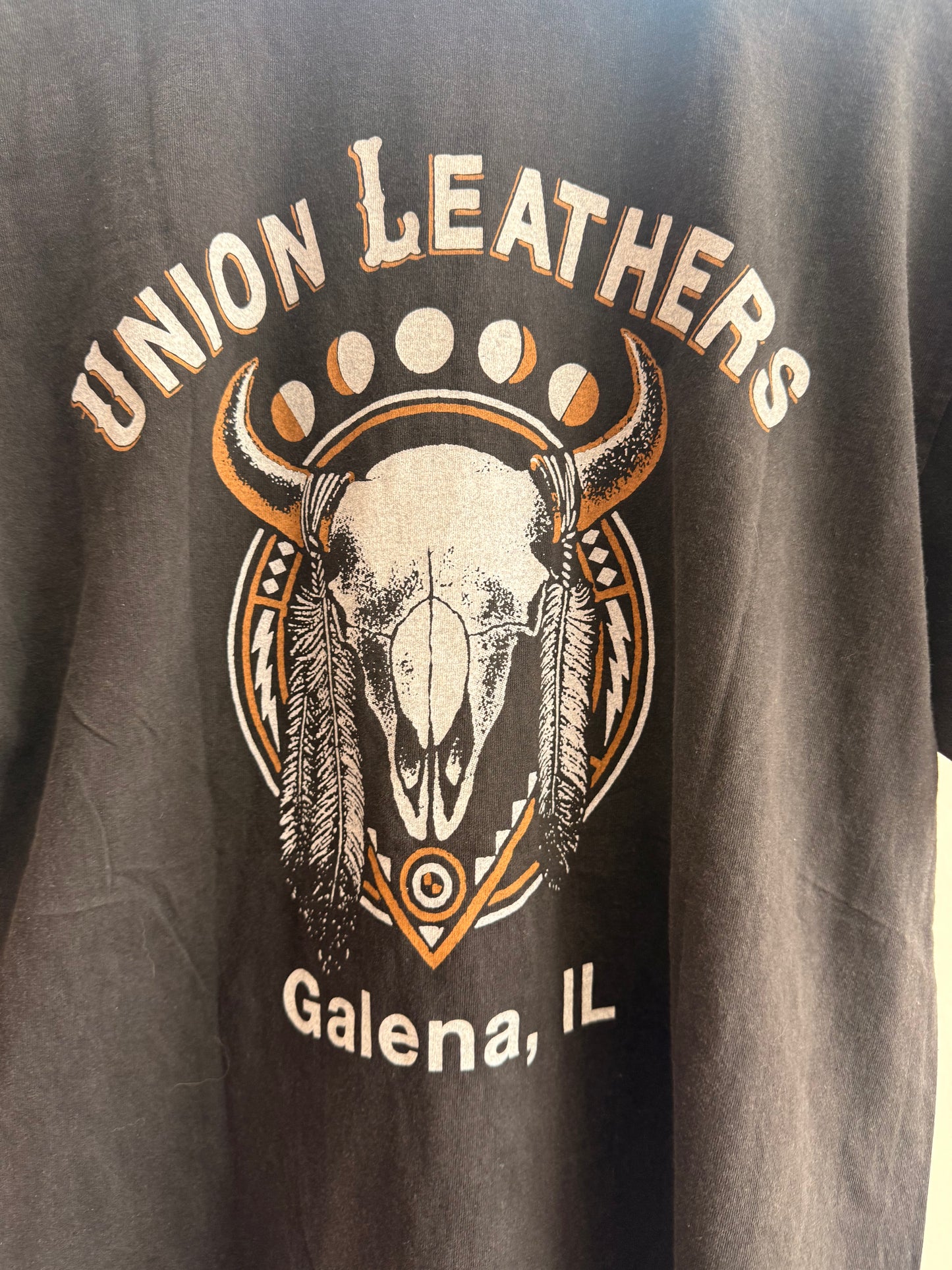 1992 Harley Davidson Union Leathers Tee Size- L LFDW