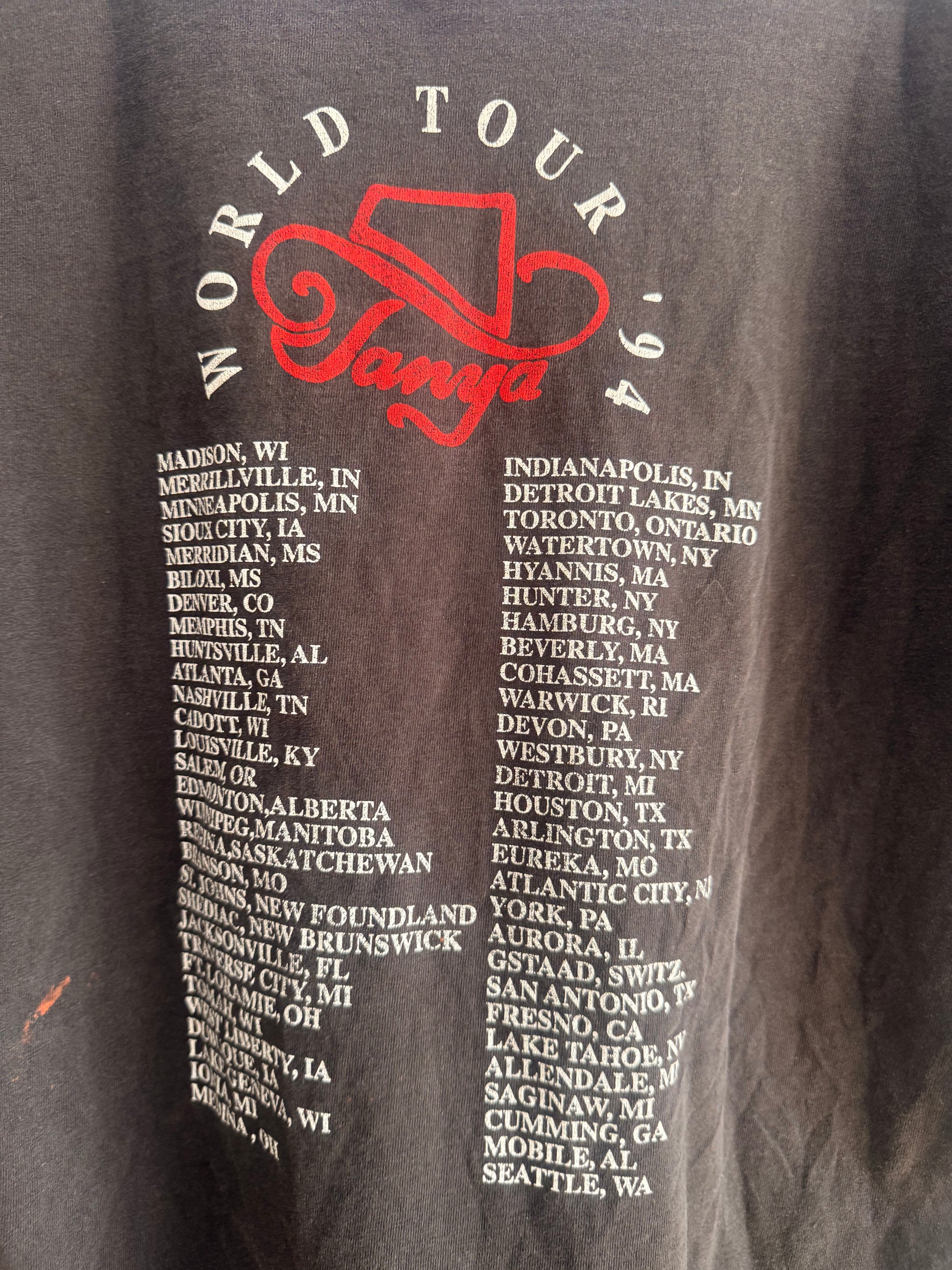 1994 Tanya Tucker World Tour Tee Size- L LFDW