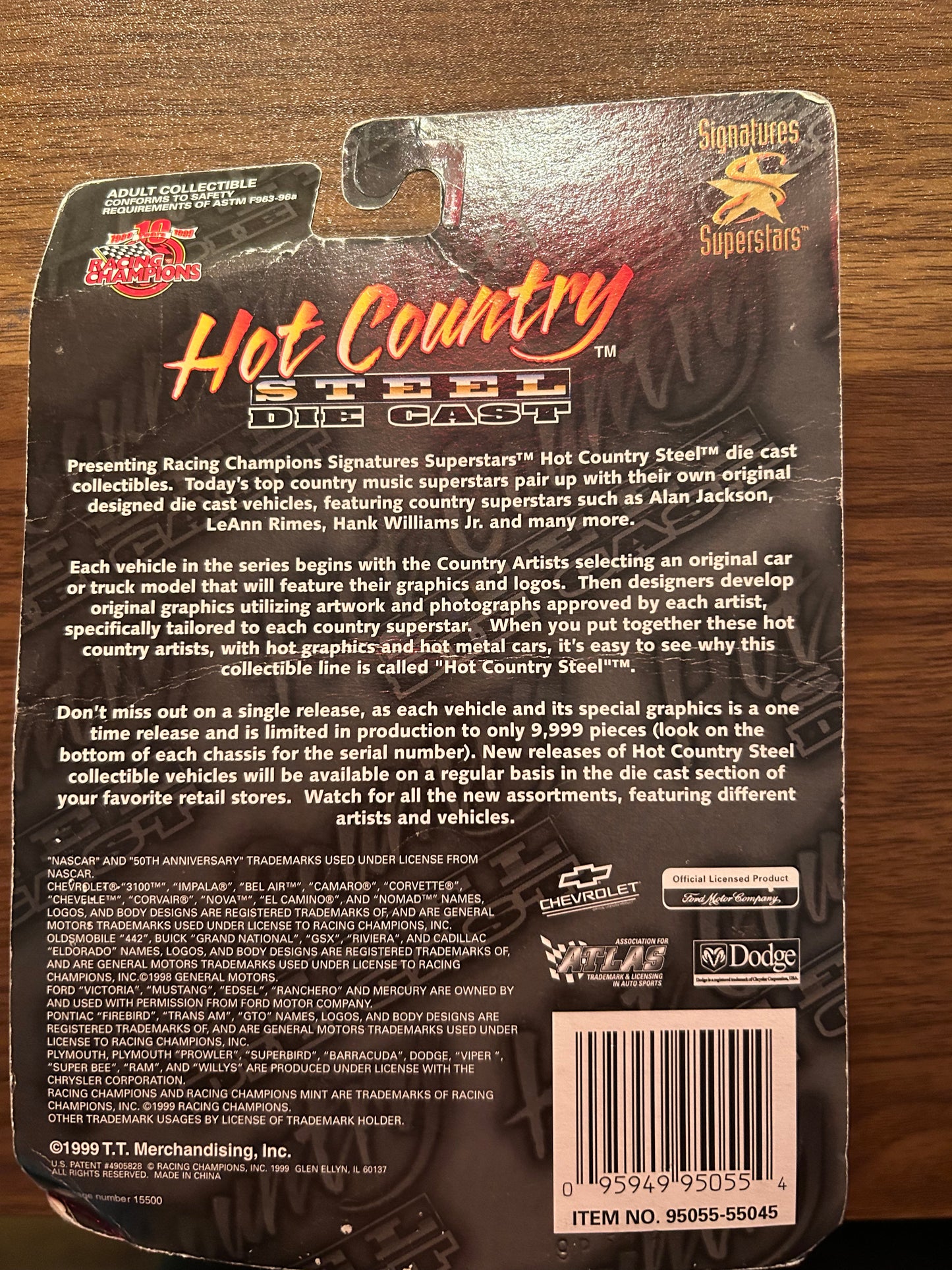 1999 Travis Tritt Hot Country Car