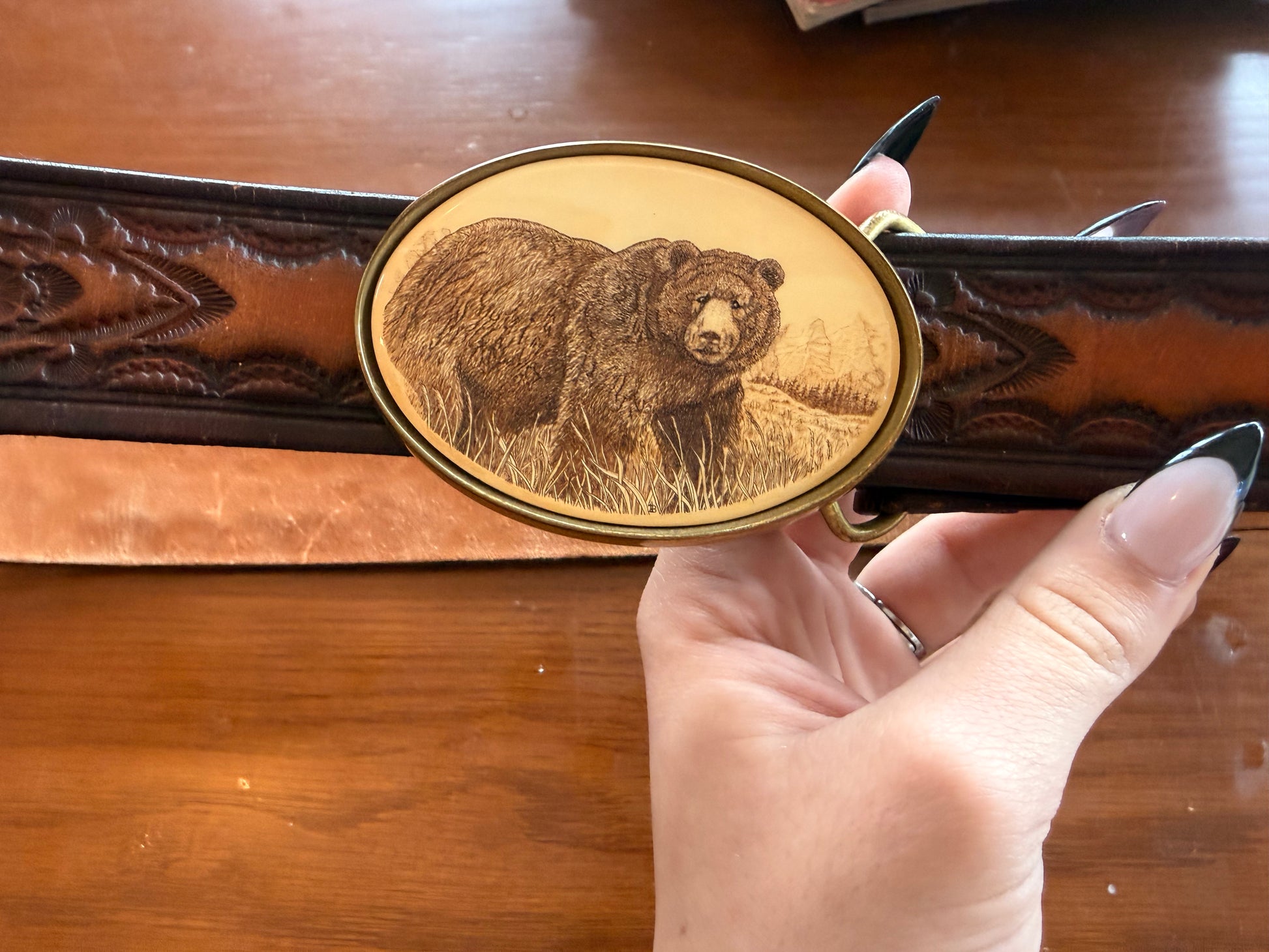 90s Belt with bear buckle LFDW