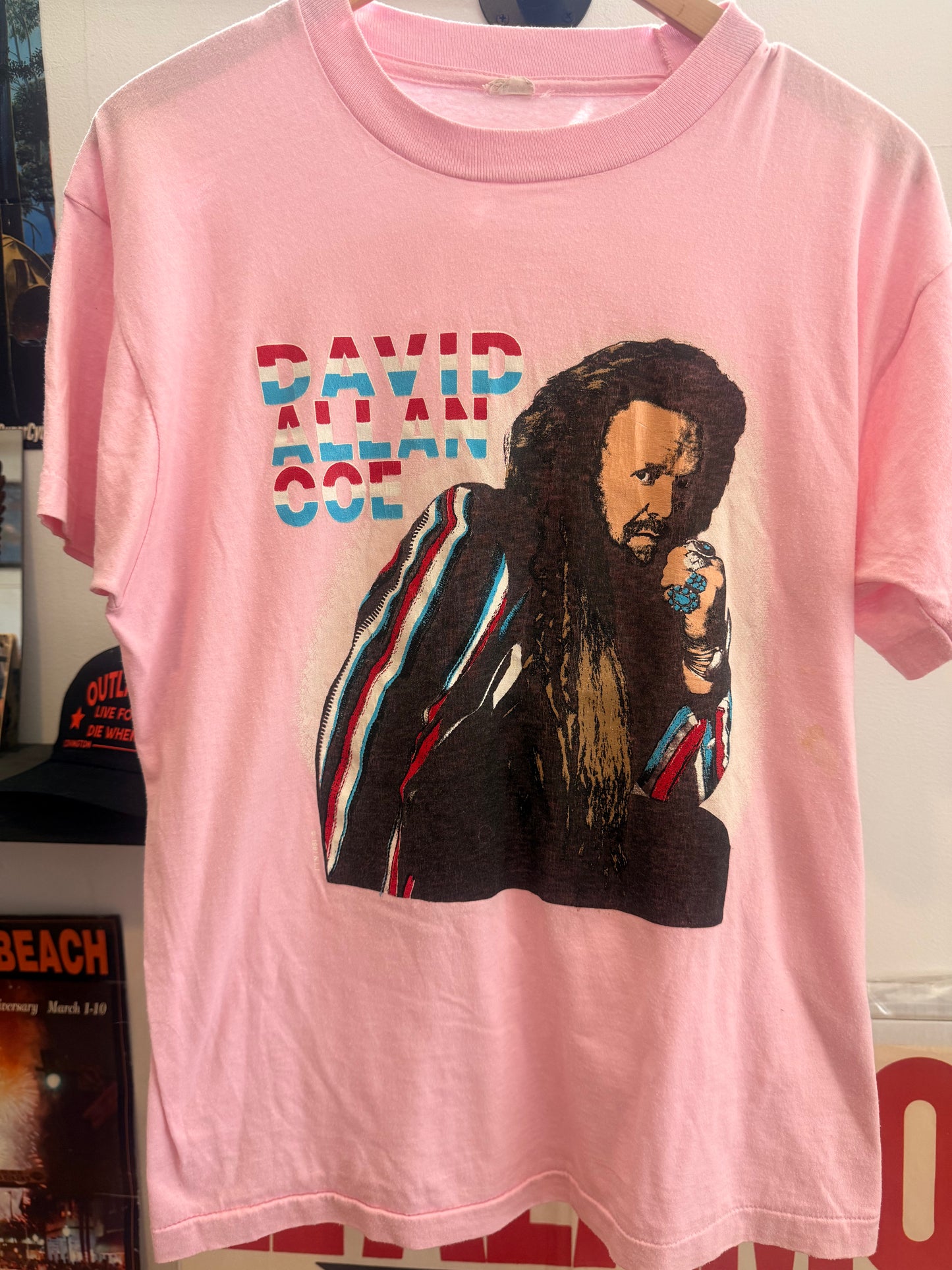 80s David Allan Coe Tee Size- XL LFDW