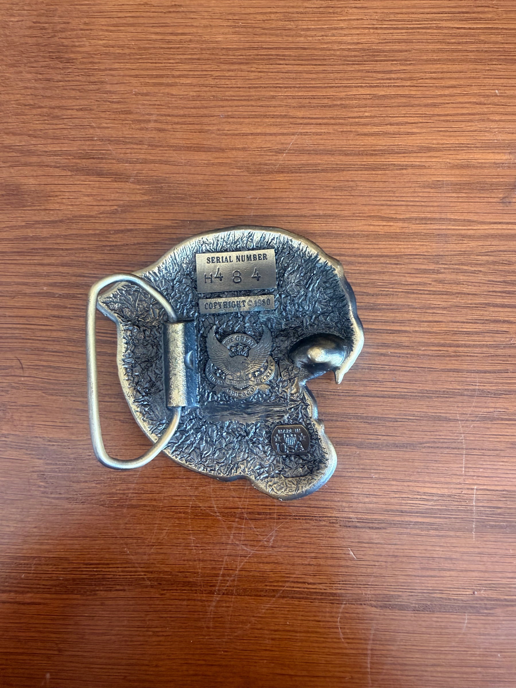 1980 Tiger Belt Buckle LFDW