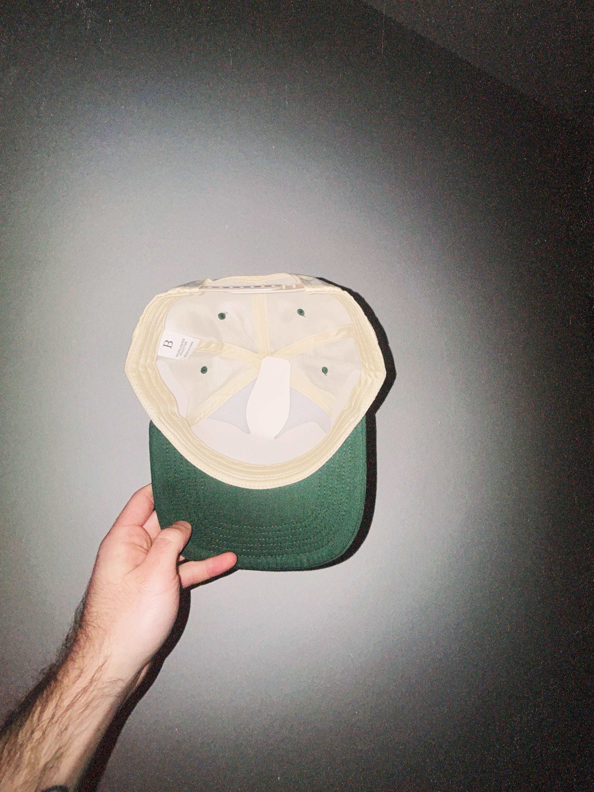 1/1 Outlaw Shit Green & Natural Hat