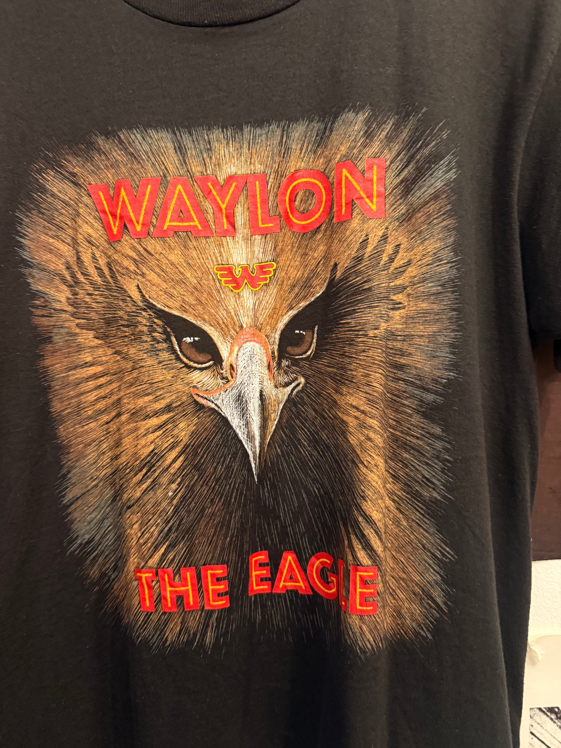 80s Waylon Jennings The Eagle Tee Size- XL LFDW