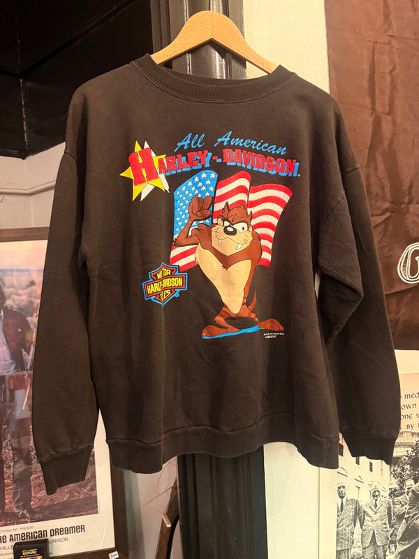 1993 Harley Davidson Tasmanian Devil Crewneck Size-M LFDW