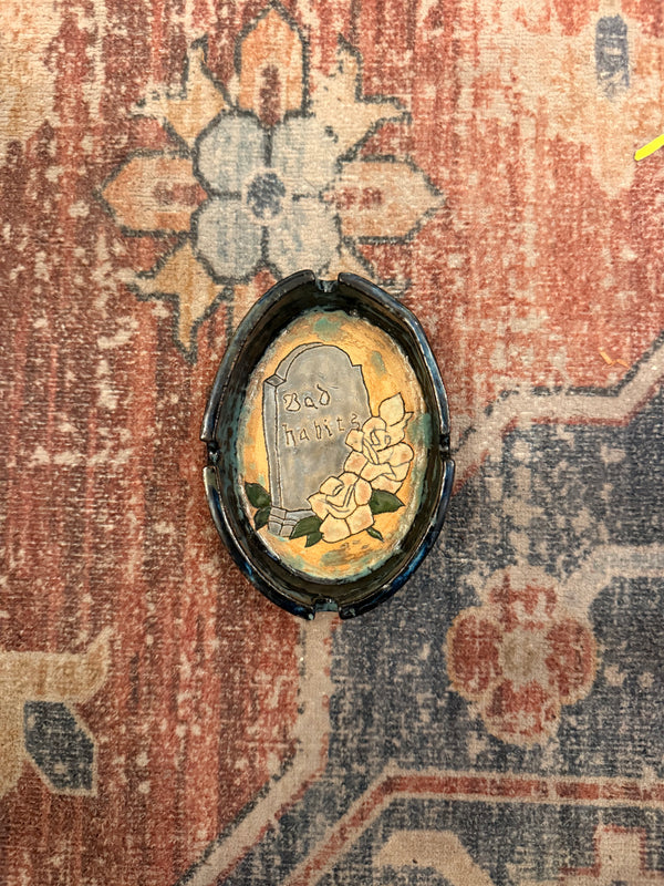 Handmade Bad Habits Ashtray LFDW