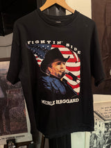 Y2K Merle Haggard Fightin’ Side Tee Size - XL LFDW