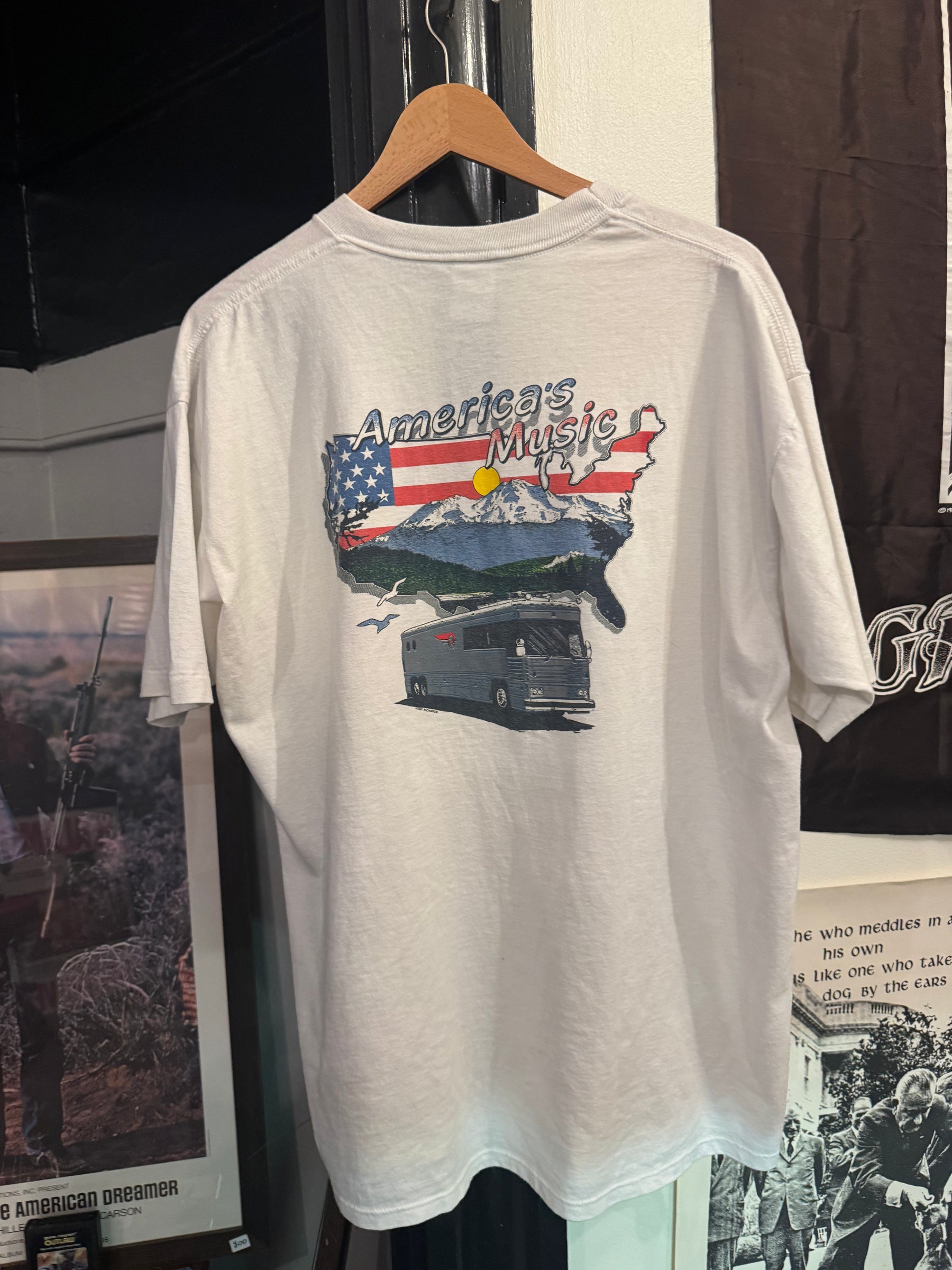 1987 Merle Haggard American Music Tee Size - XL LFDW