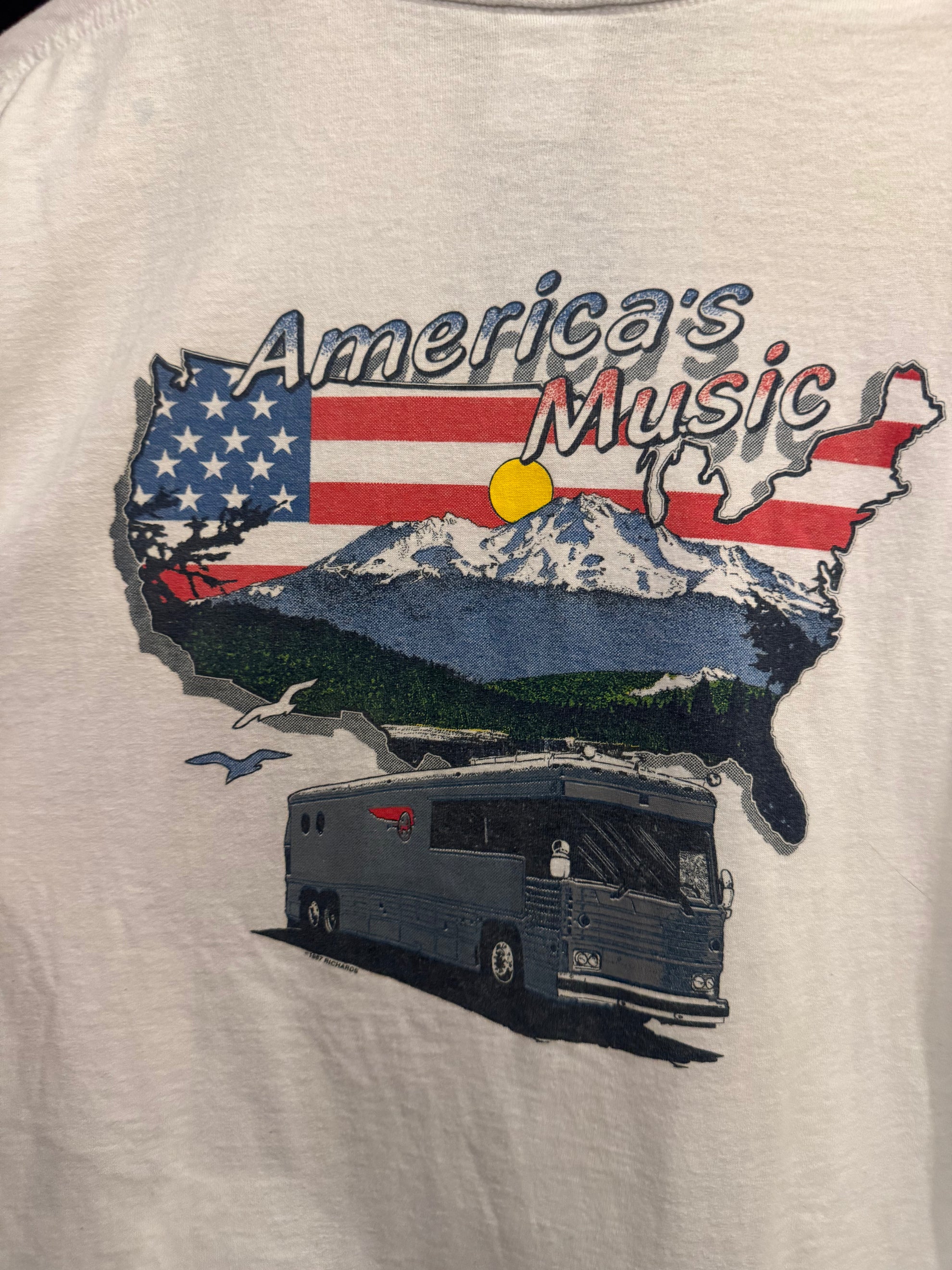 1987 Merle Haggard American Music Tee Size - XL LFDW
