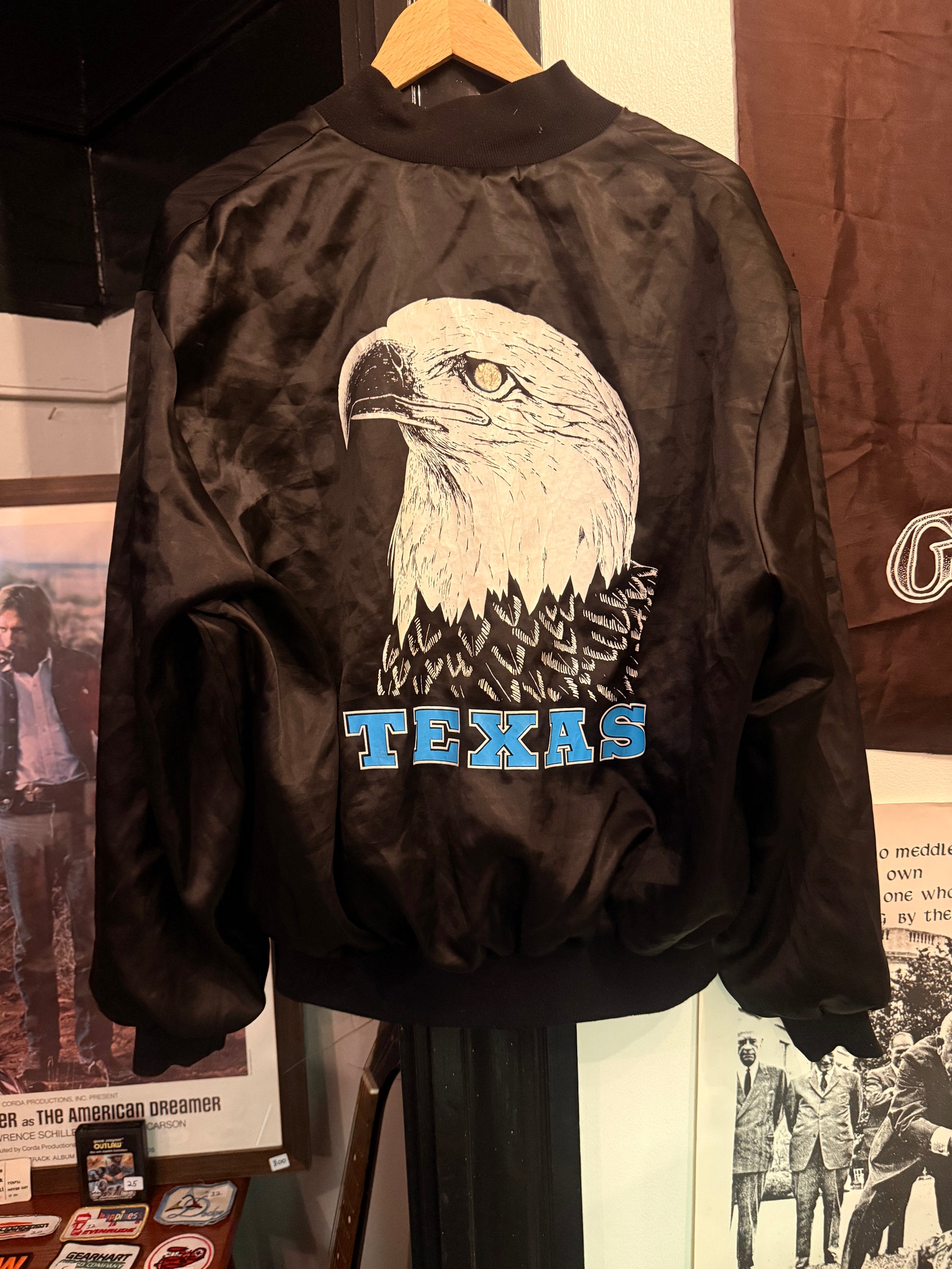 80’s Texas Bomber Jacket Size-XL LFDW