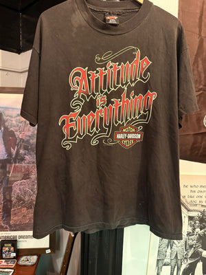 Early 90s Harley Davidson “Attitude is Everything” Tee Size- XL LFDW