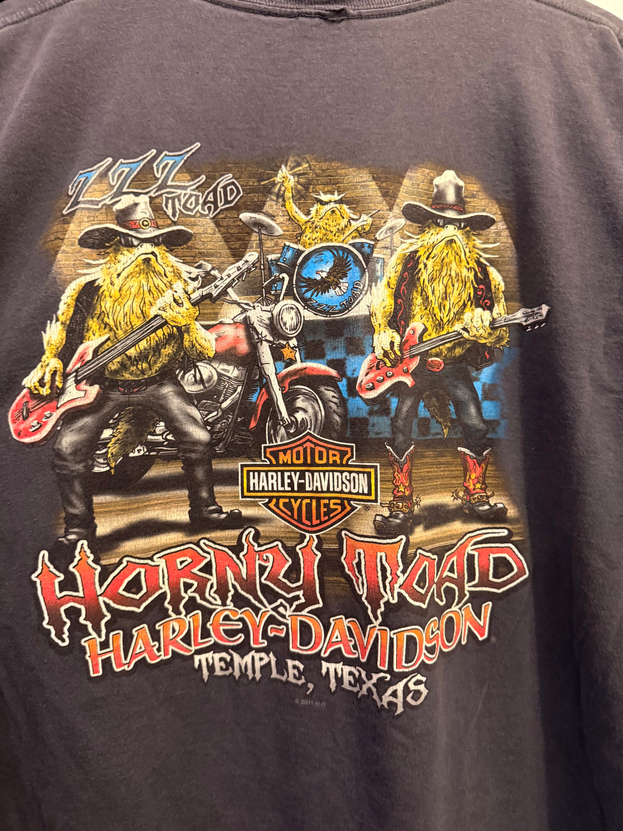 2011 Harley Davidson ZZ Top Tee Size- XL LFDW