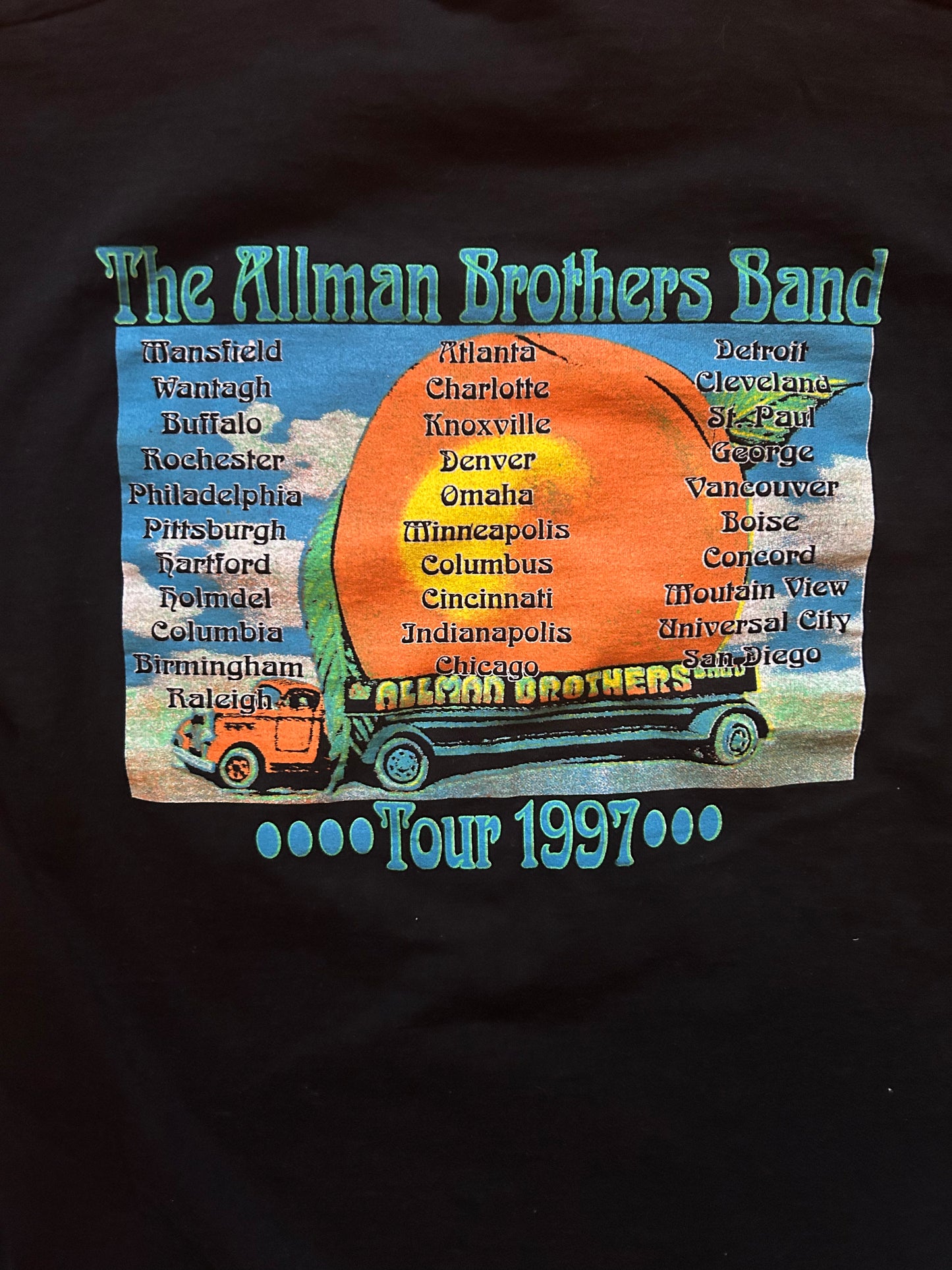 1997 Allman Bros Tour Tee - Size L