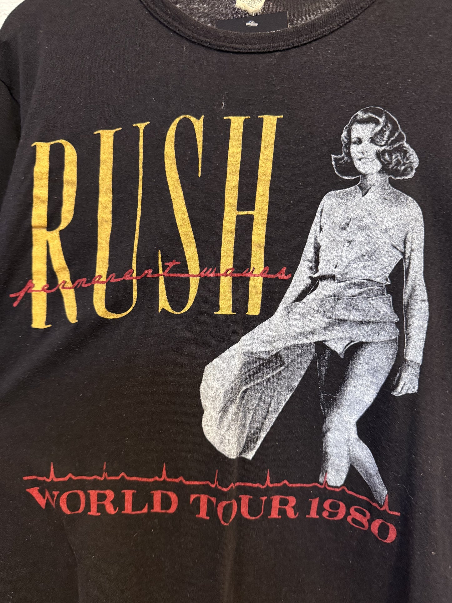 1980 Rush World Tour Size- Medium