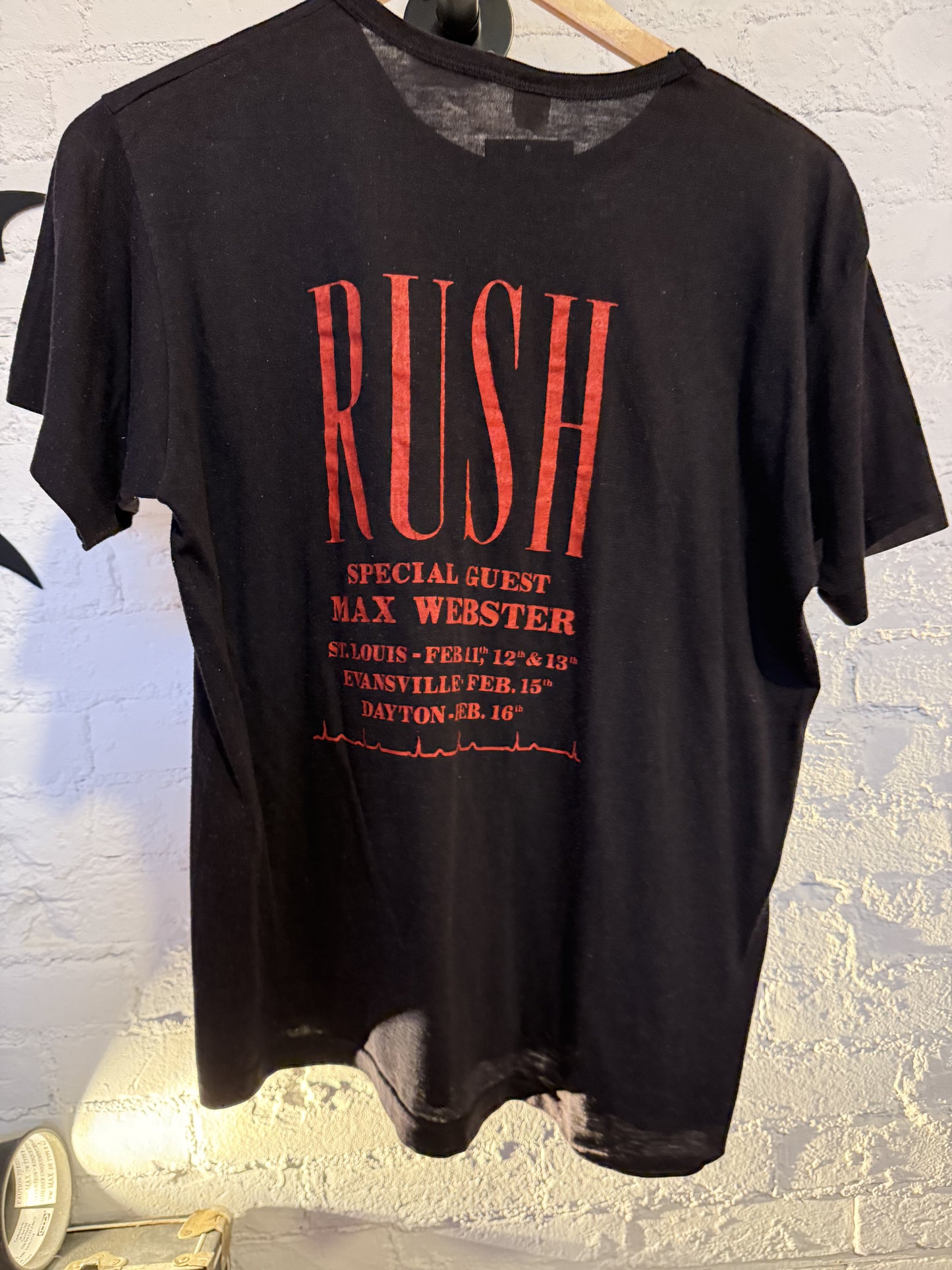 1980 Rush World Tour Size- Medium