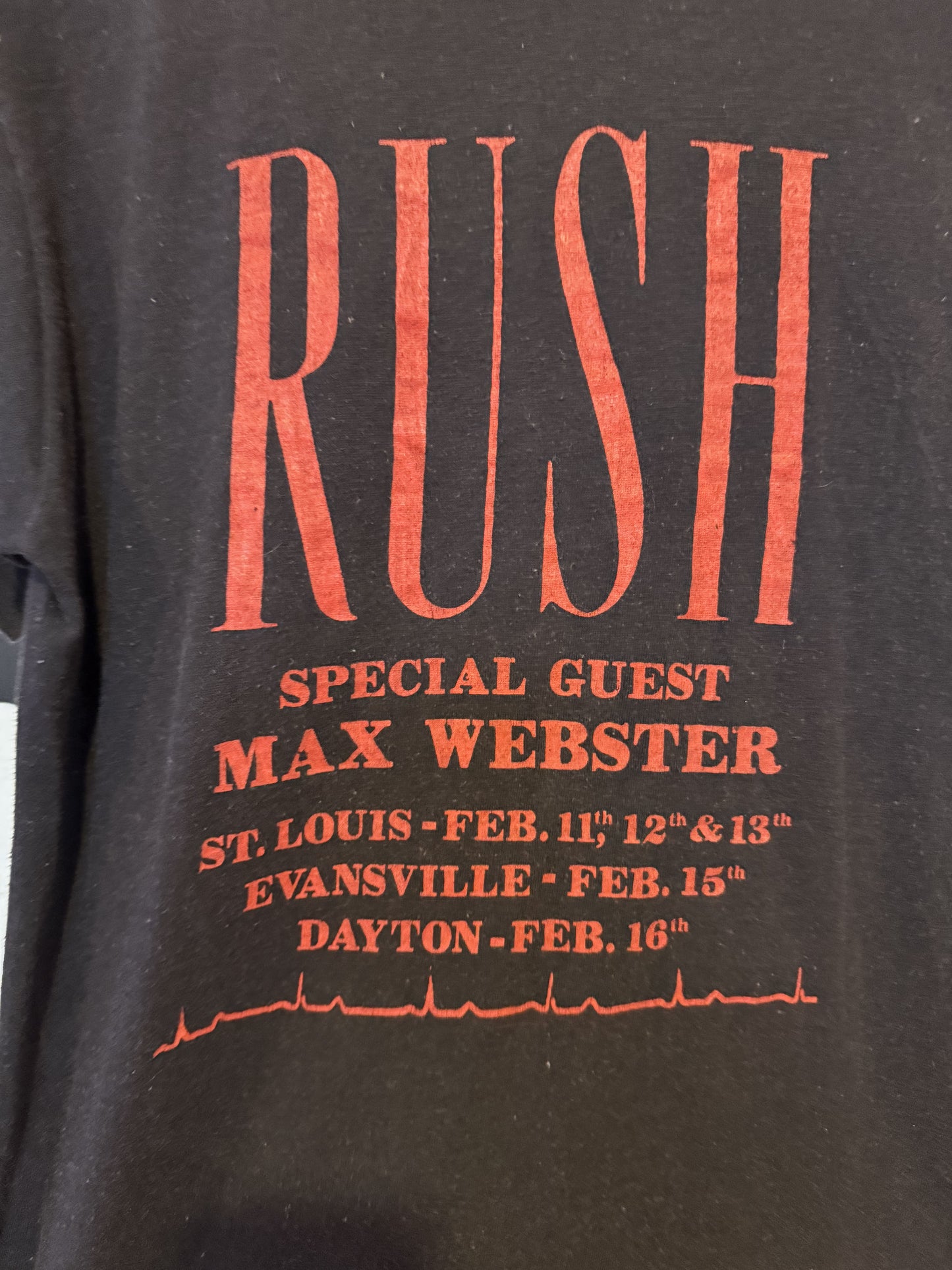 1980 Rush World Tour Size- Medium