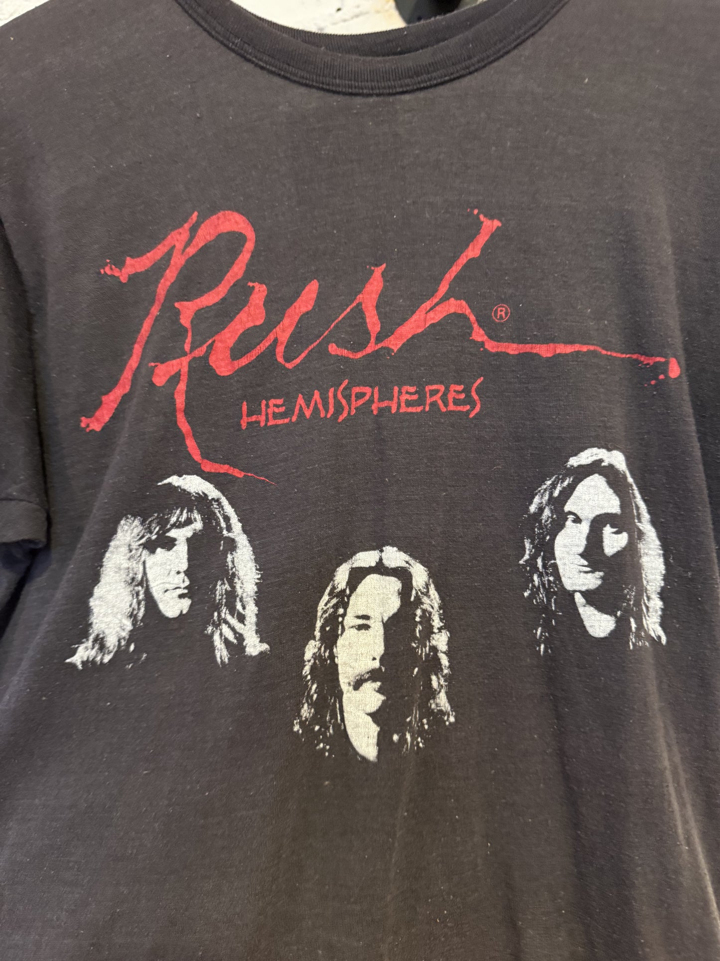 1979 Rush Hemisphere Tee Size- Medium