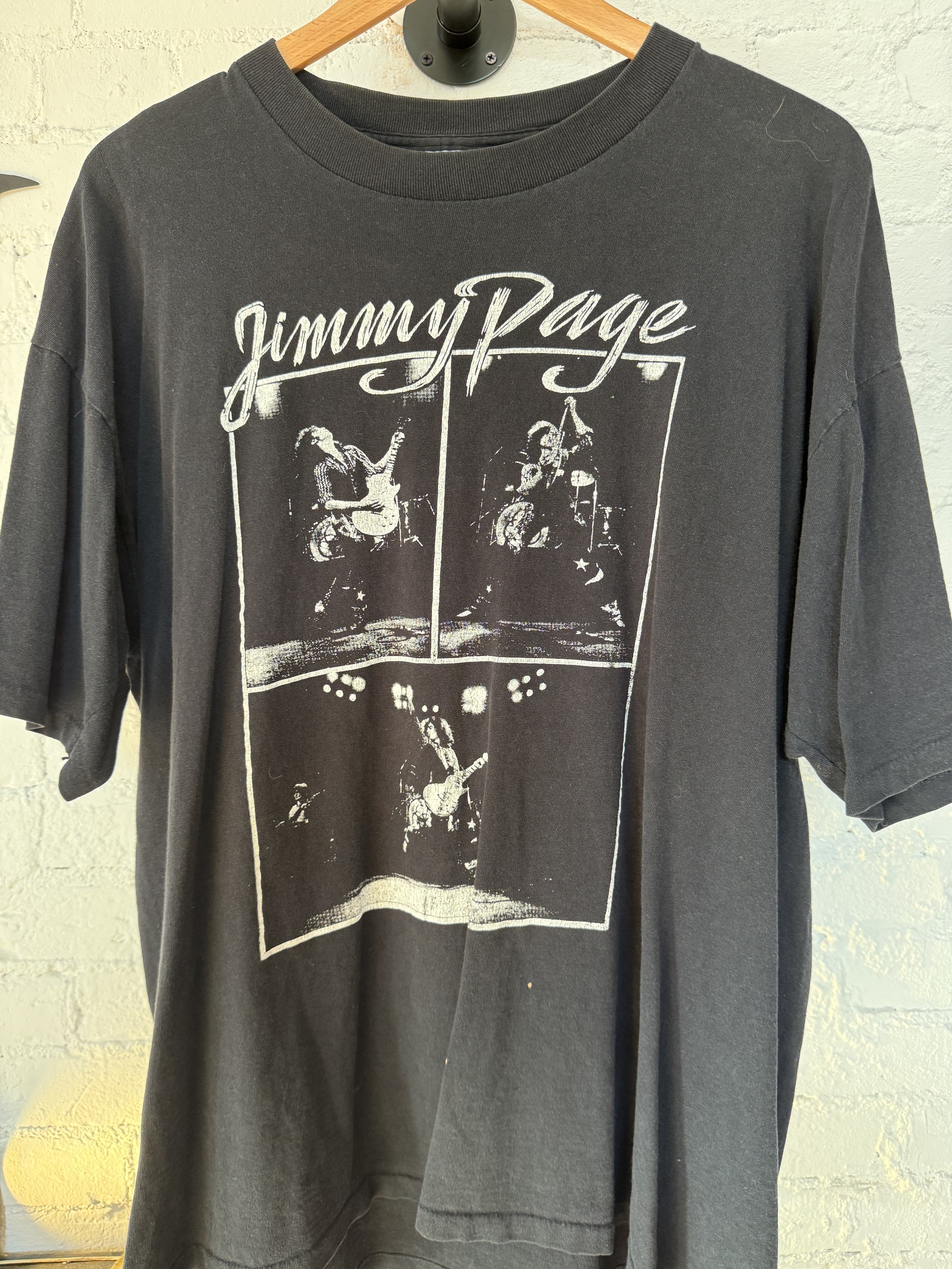 1980s Jimmy Page Tee Size-XL