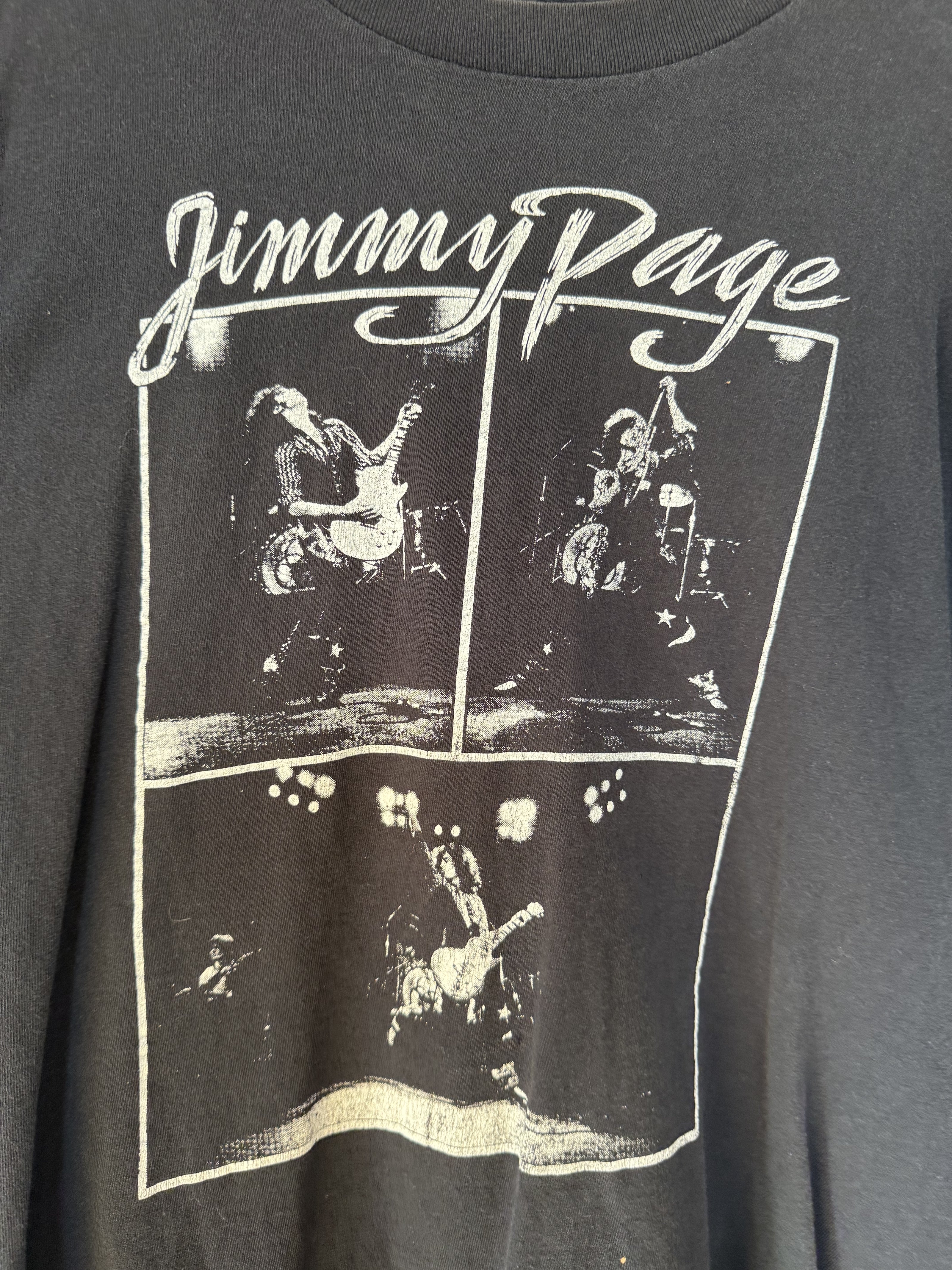 1980s Jimmy Page Tee Size-XL