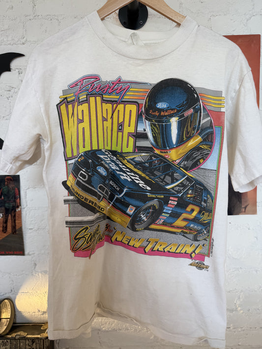 94 Rusty Wallace Same Tracks New Trains Tee Size- M