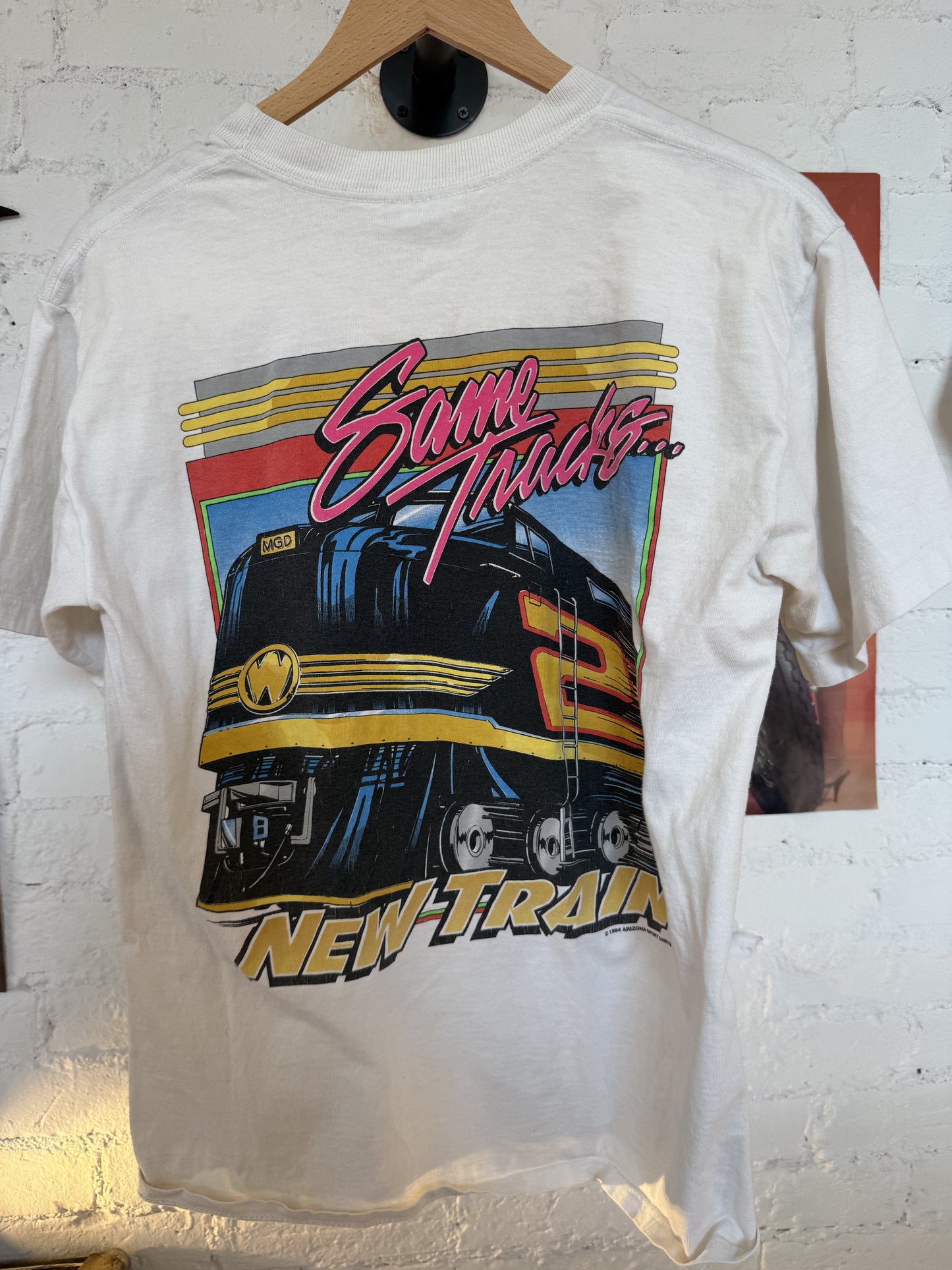 94 Rusty Wallace Same Tracks New Trains Tee Size- M