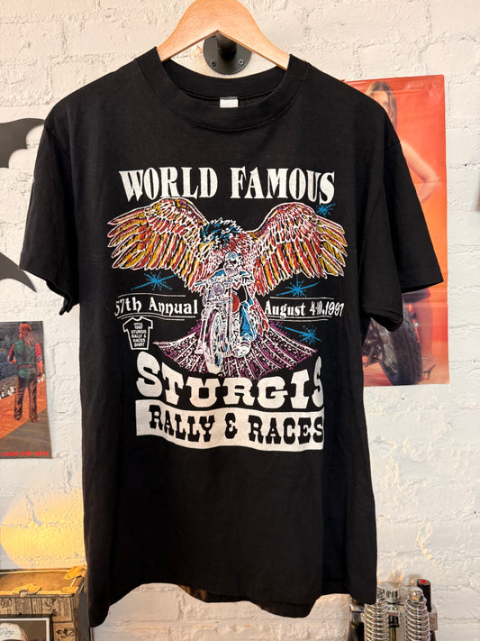 97 Sturgis Rally & Races Tee Size- Large