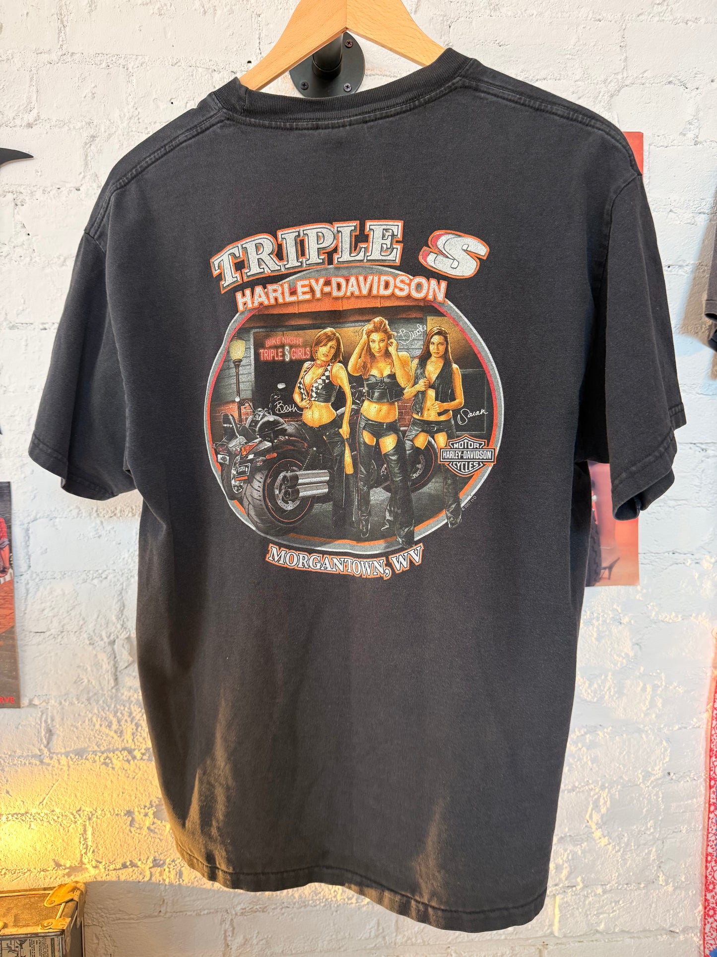 2007 Harley Davidson Triple S Tee Size- L