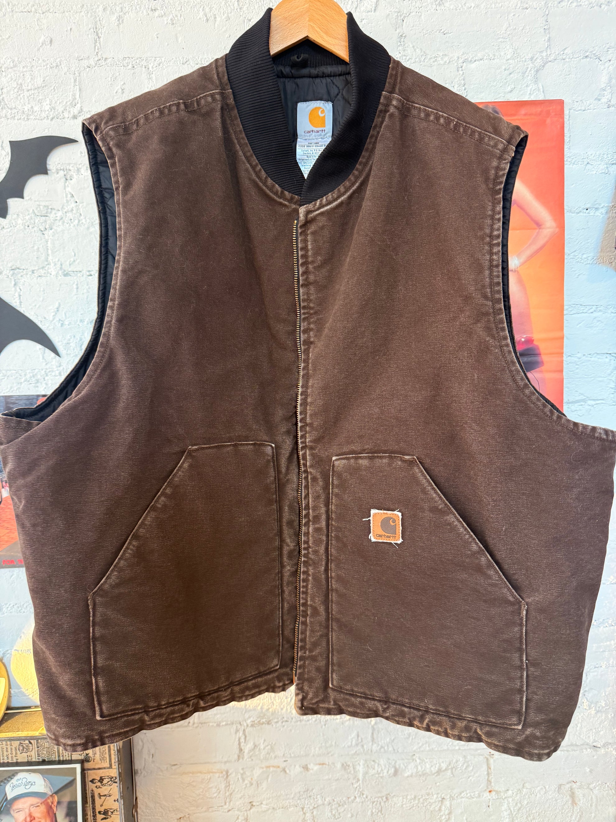 Carhartt Brown Vest Size- 3XL LFDW