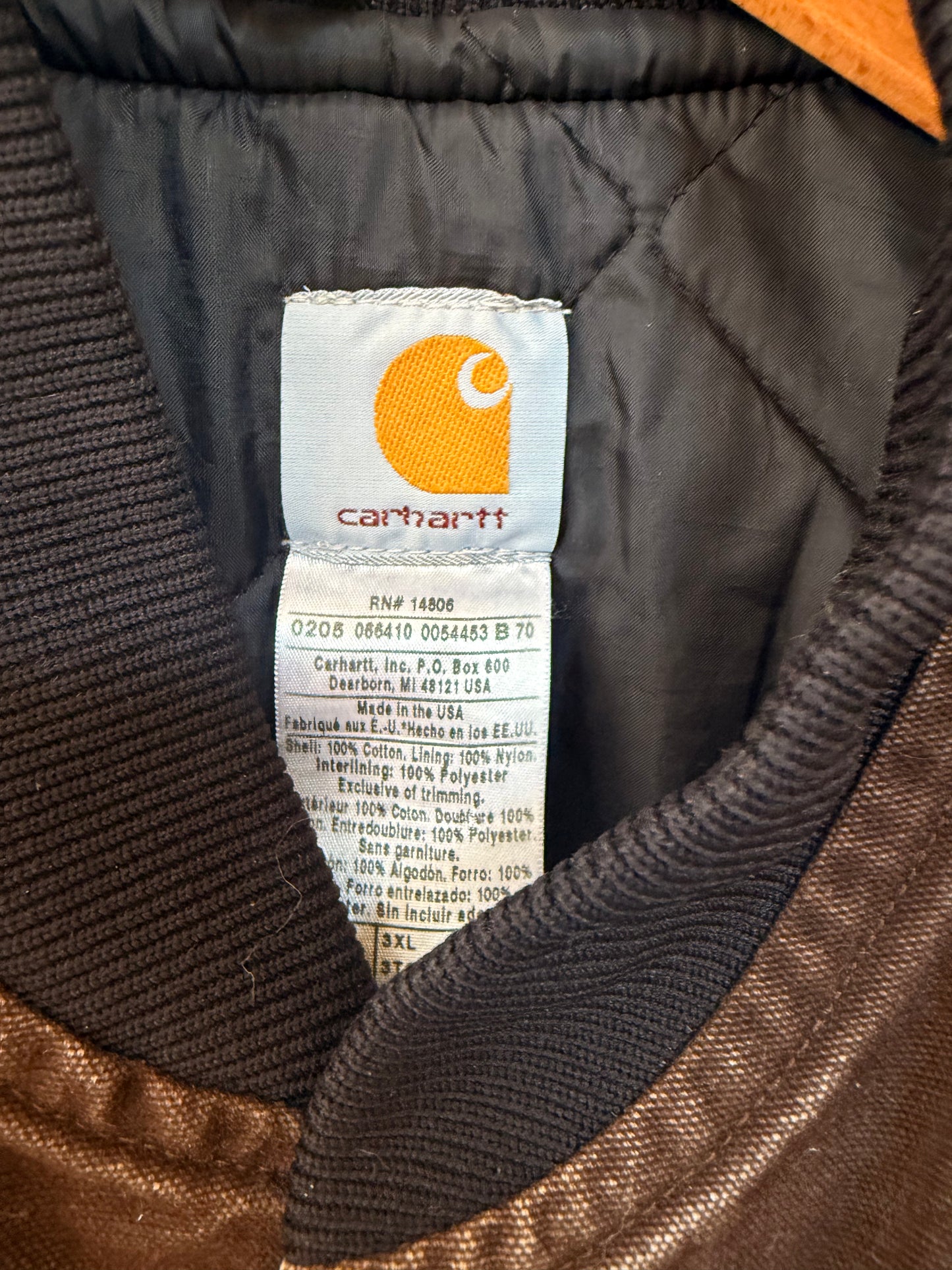 Carhartt Brown Vest Size- 3XL