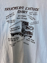 70s Truckers Excuse Shirt Size-L LFDW