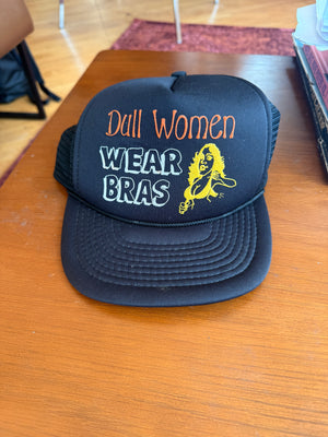 80s Dull Women Wear Bras Hat LFDW