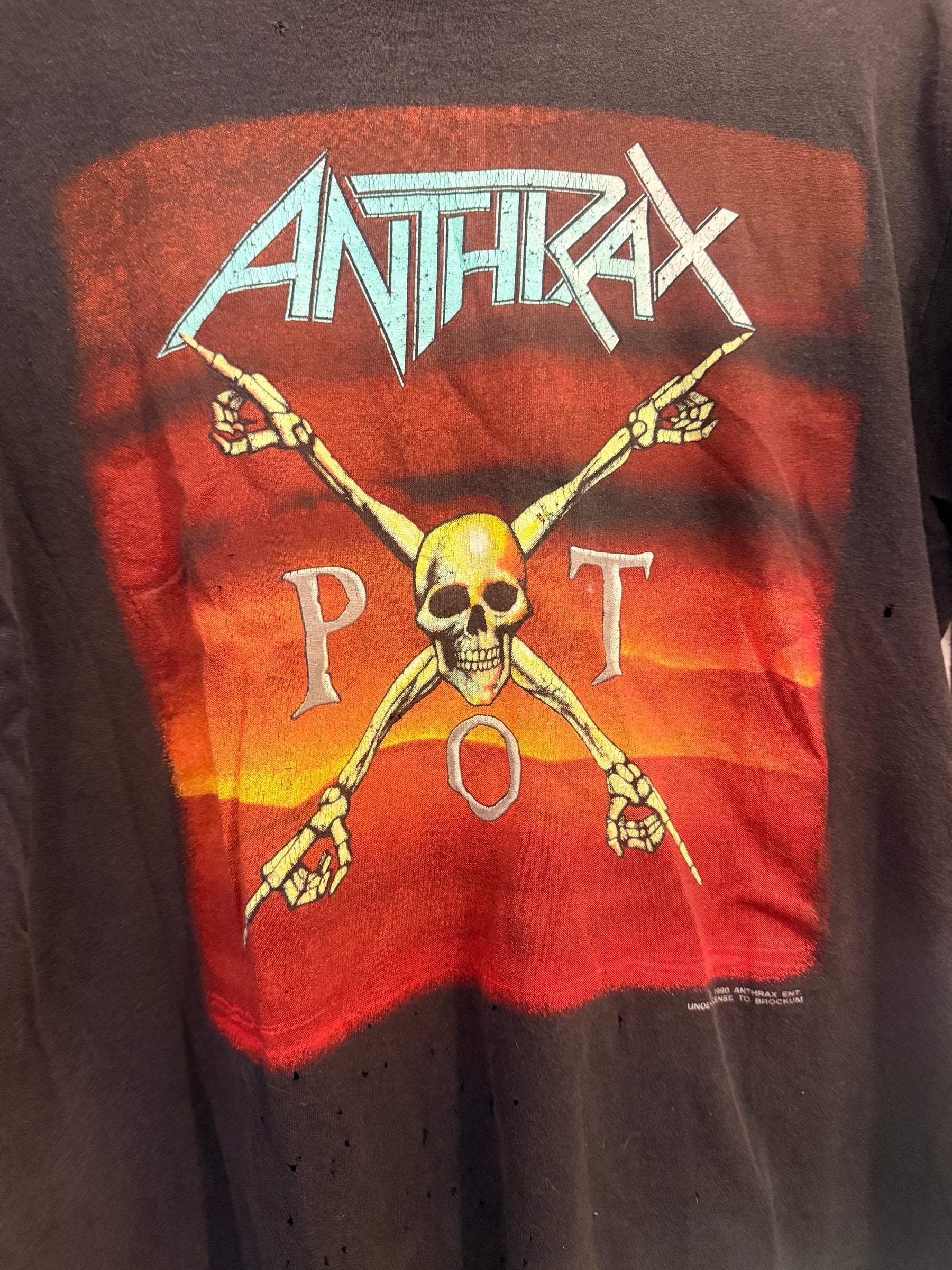 1990 Anthrax Tee Size-L LFDW