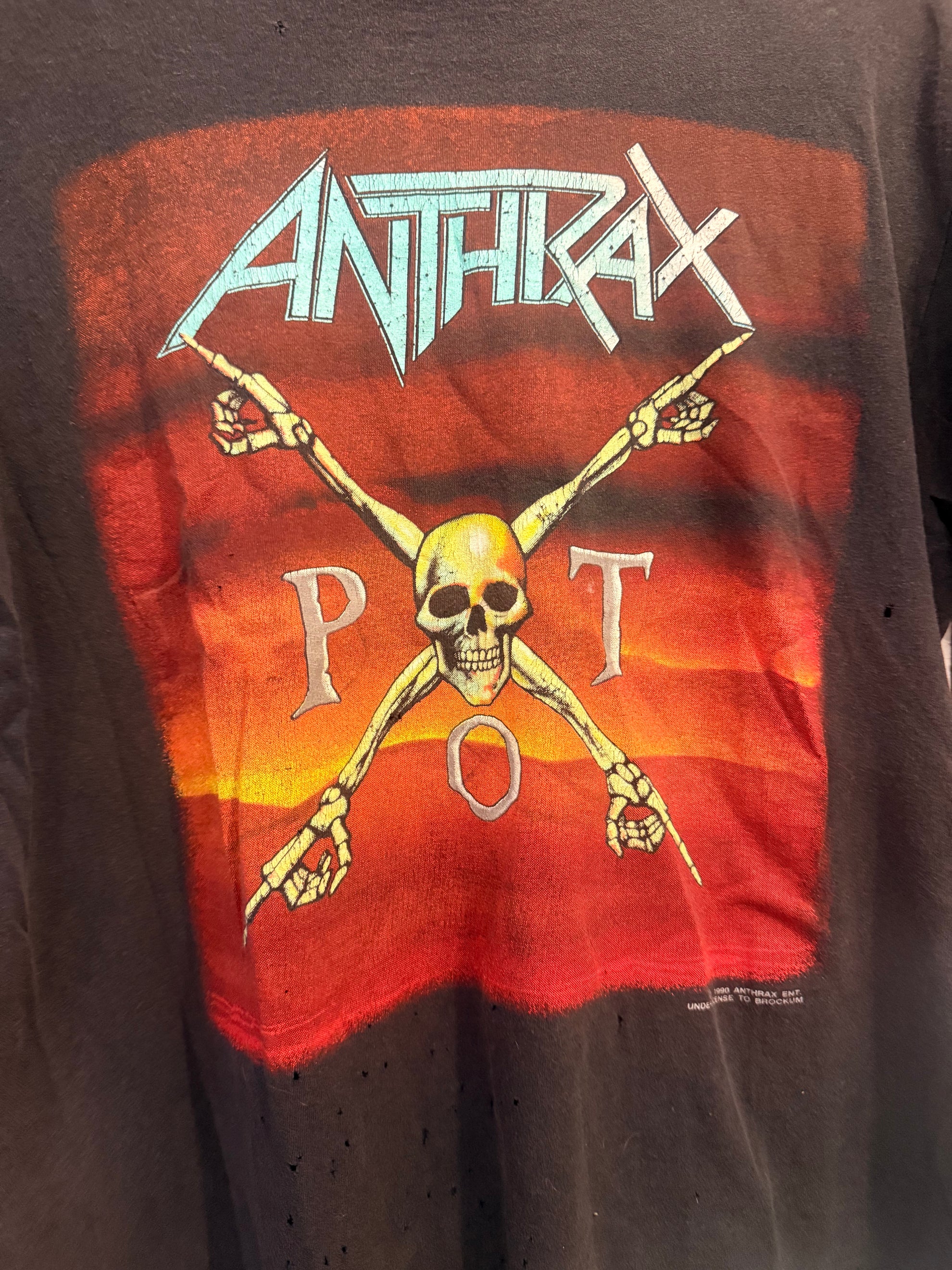 1990 Anthrax Tee Size-L LFDW