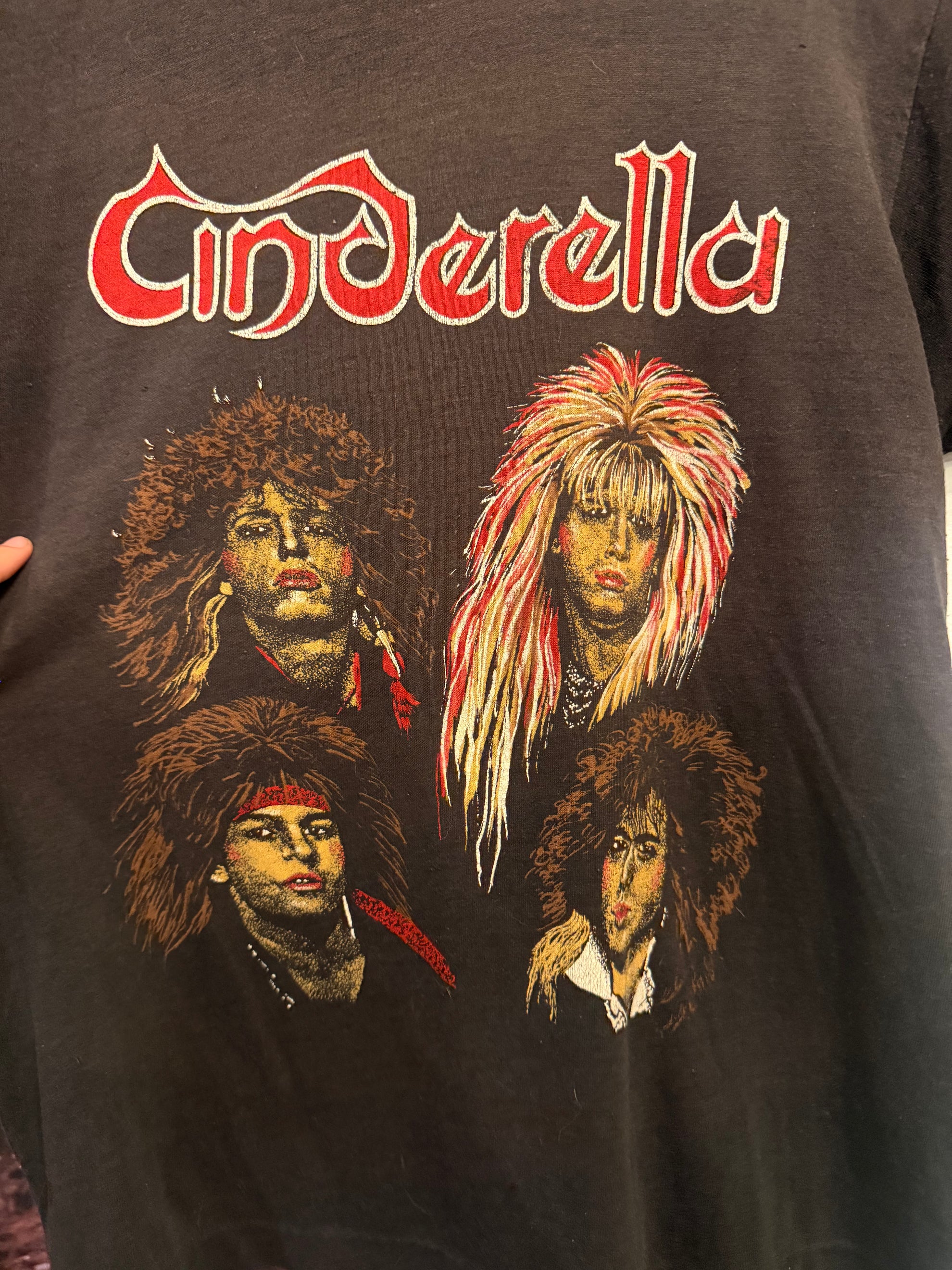 1986 Cinderella/Metallica Tee Size- M LFDW