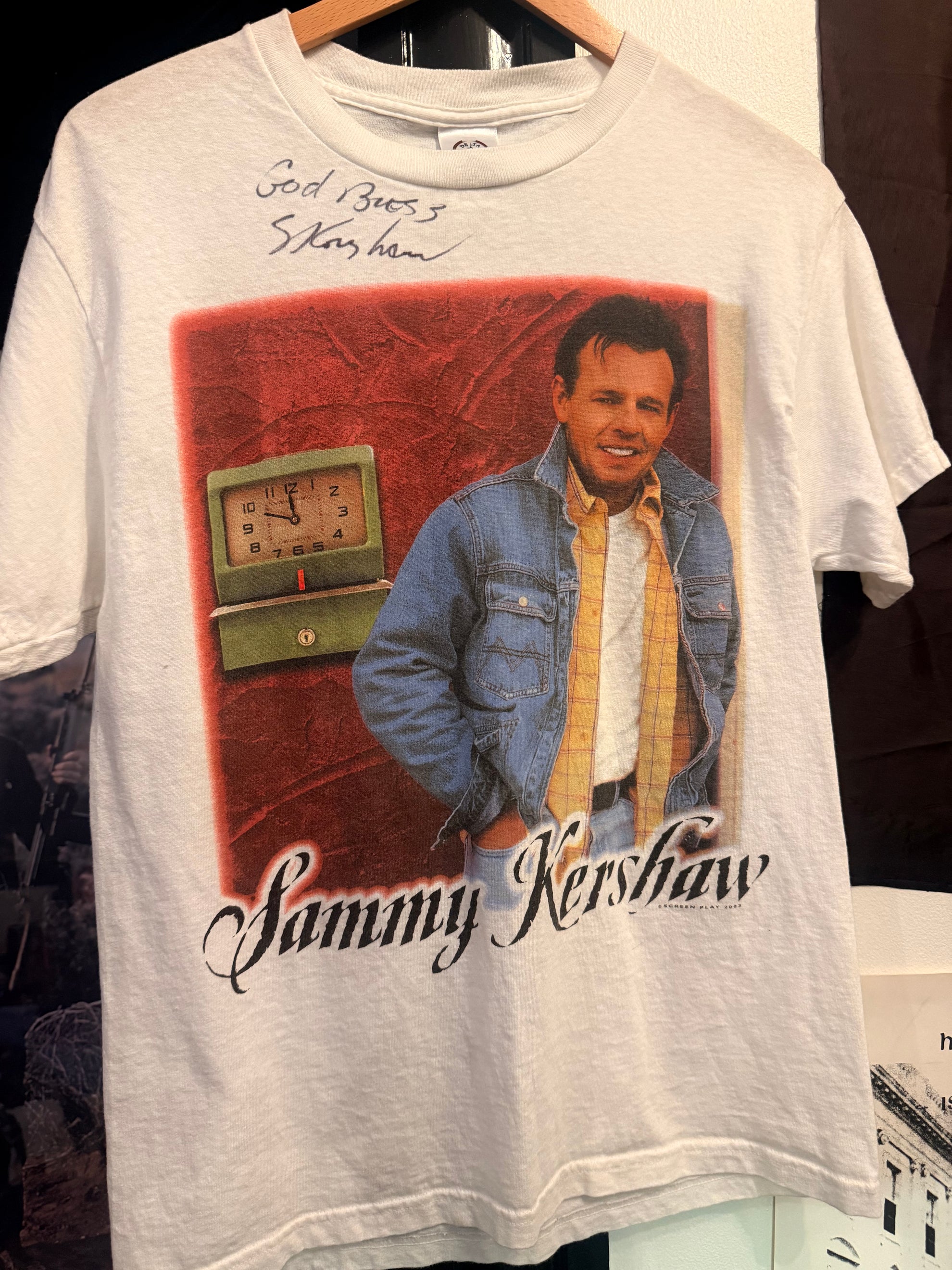 2003 Signed Sammy Kershaw Tee Size- XL LFDW
