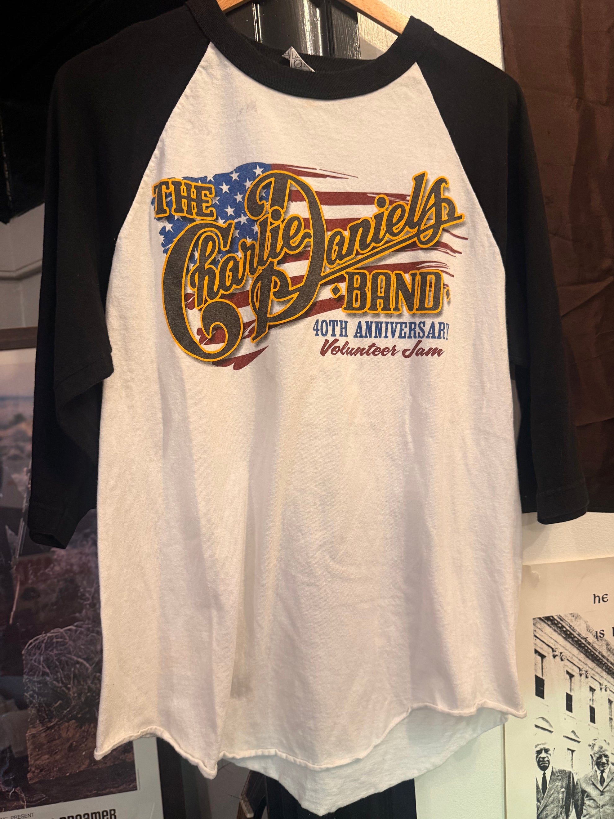 2000s Charlie Daniels Half Sleeve Tee Size- M LFDW